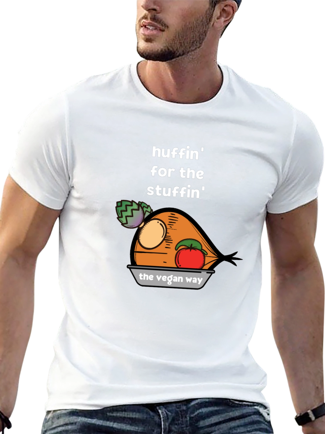 Huffin for the Stuffin Vegan T-Shirt