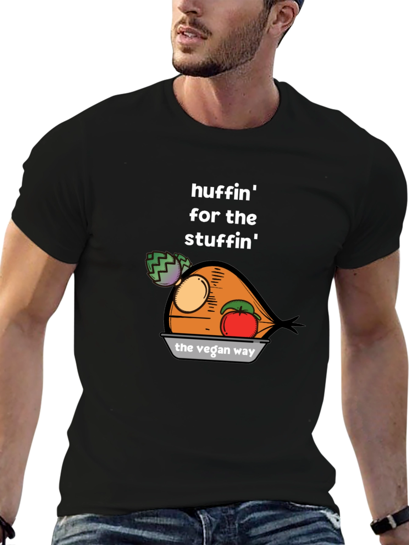Huffin for the Stuffin Vegan T-Shirt
