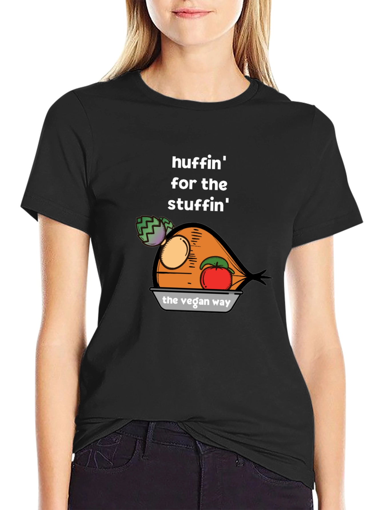 Huffin for the Stuffin Vegan T-Shirt