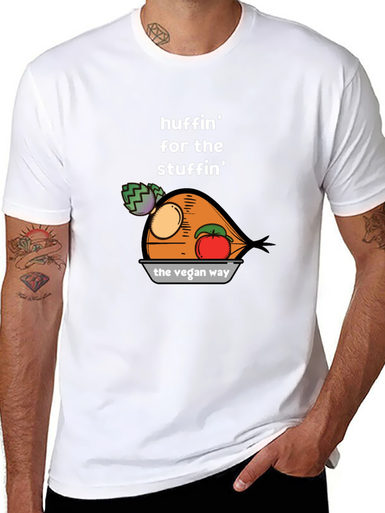 Huffin for the Stuffin Vegan T-Shirt