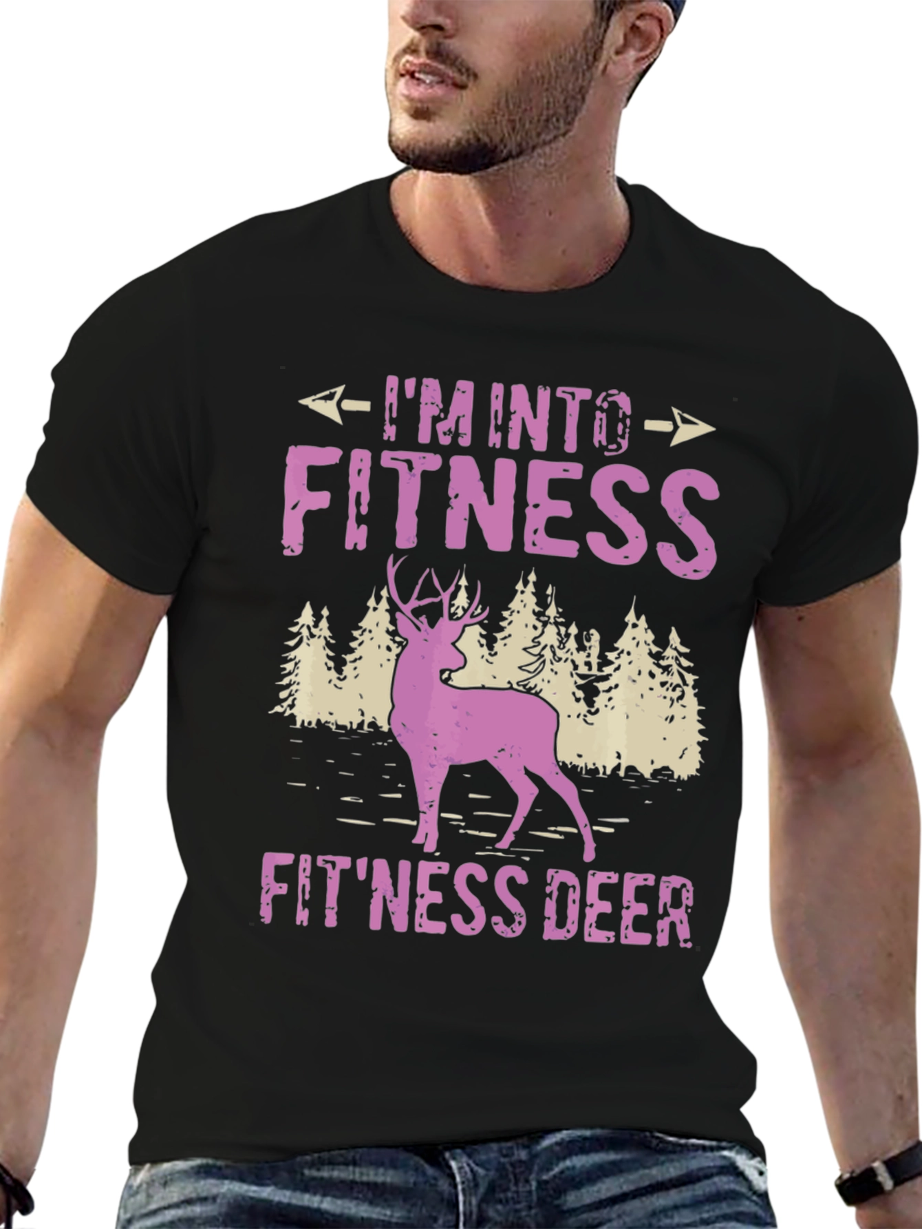 Im Into Fitness Fitness Deer T-Shirt