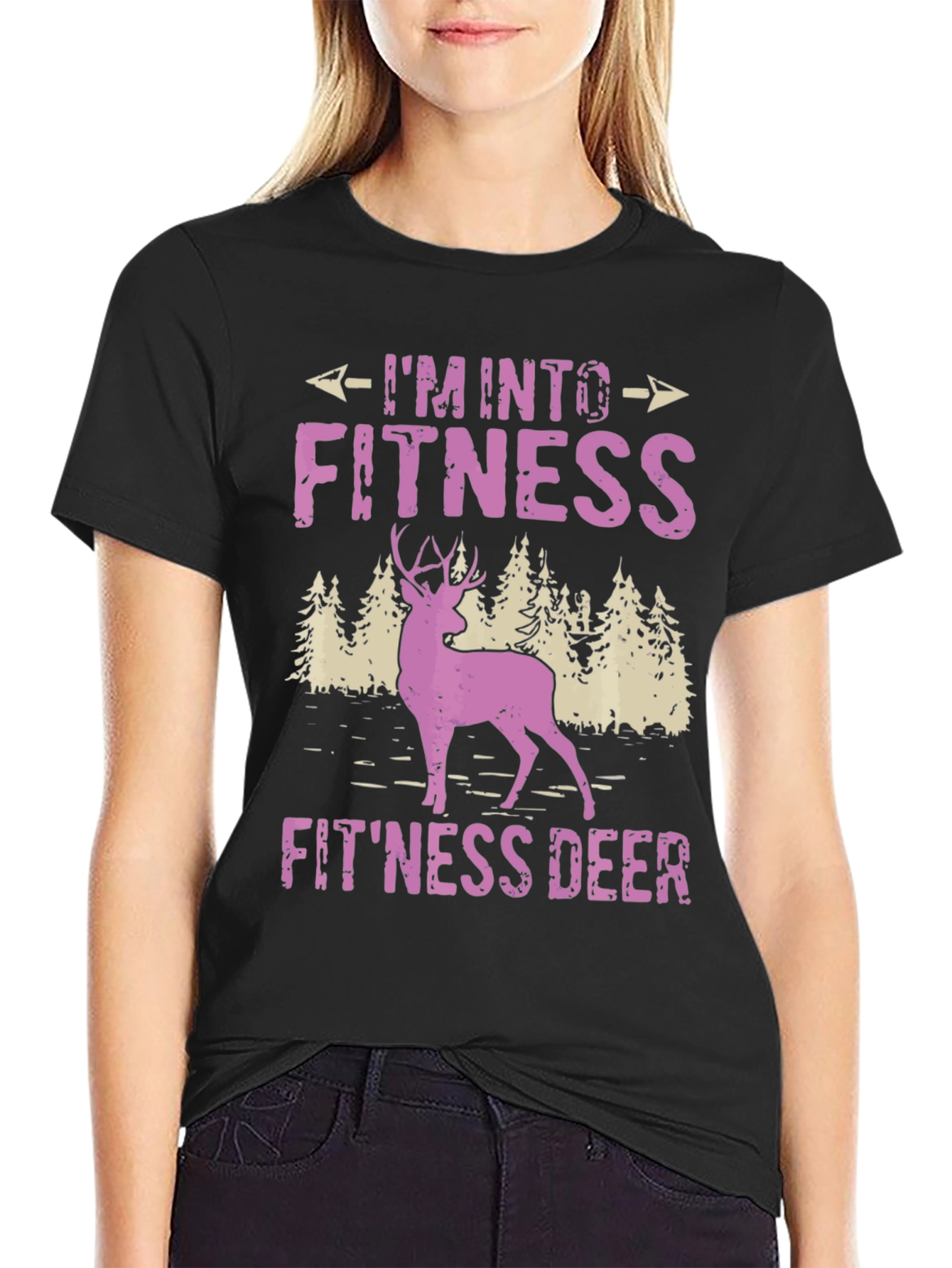Im Into Fitness Fitness Deer T-Shirt