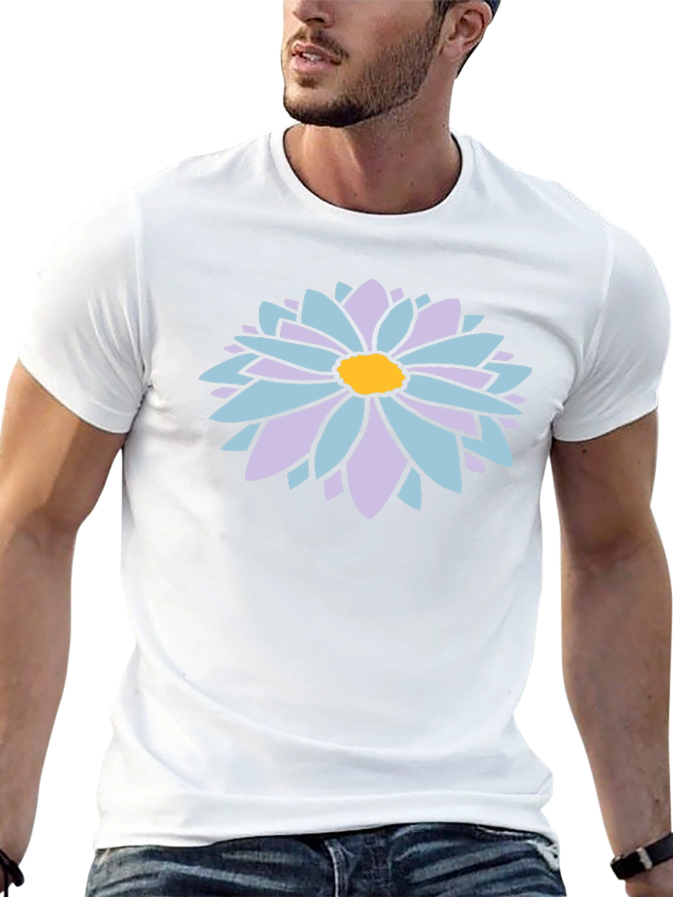 Floral Graphic Print T-Shirt - Casual Comfort