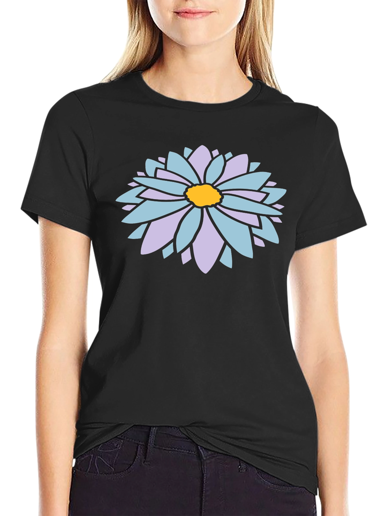 Floral Graphic Print T-Shirt - Casual Comfort