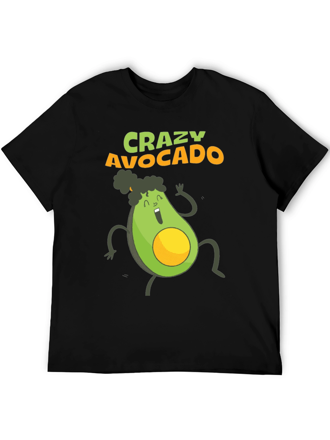 Crazy Avocado Graphic T-Shirt - Fun & Unique Design