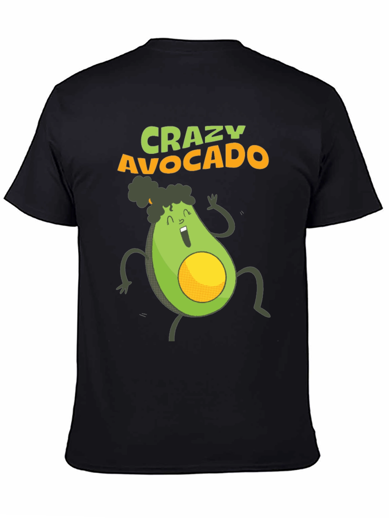 Crazy Avocado Graphic T-Shirt - Fun & Unique Design