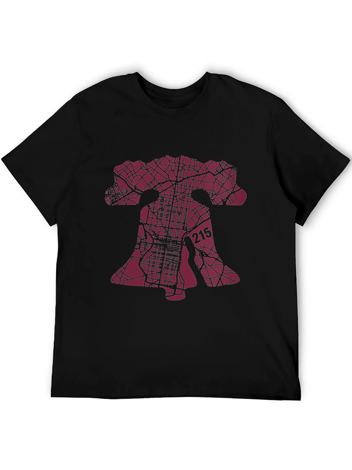 Philadelphia Liberty Bell T-Shirt - 215 Area Code Tee