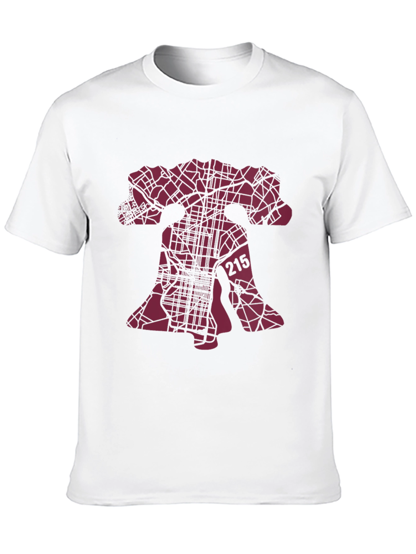 Philadelphia Liberty Bell T-Shirt - 215 Area Code Tee
