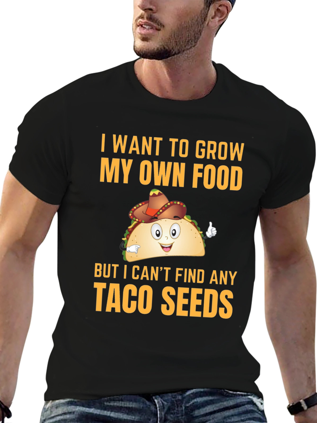 Funny Taco Seeds Graphic T-Shirt
