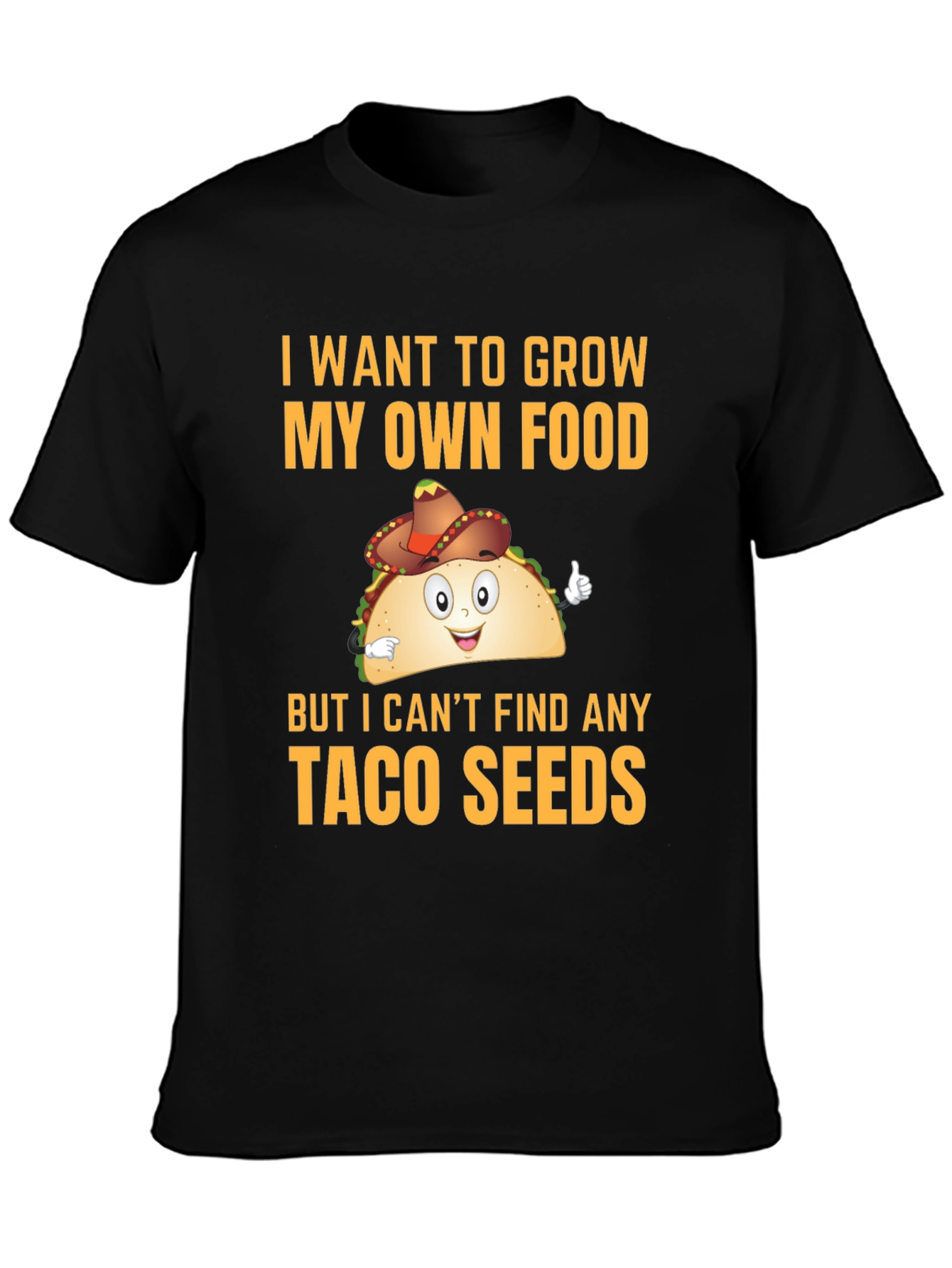 Funny Taco Seeds Graphic T-Shirt