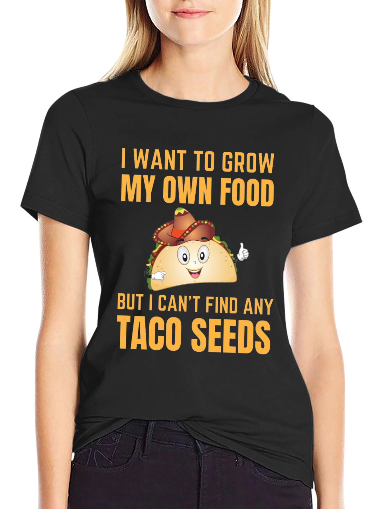 Funny Taco Seeds Graphic T-Shirt