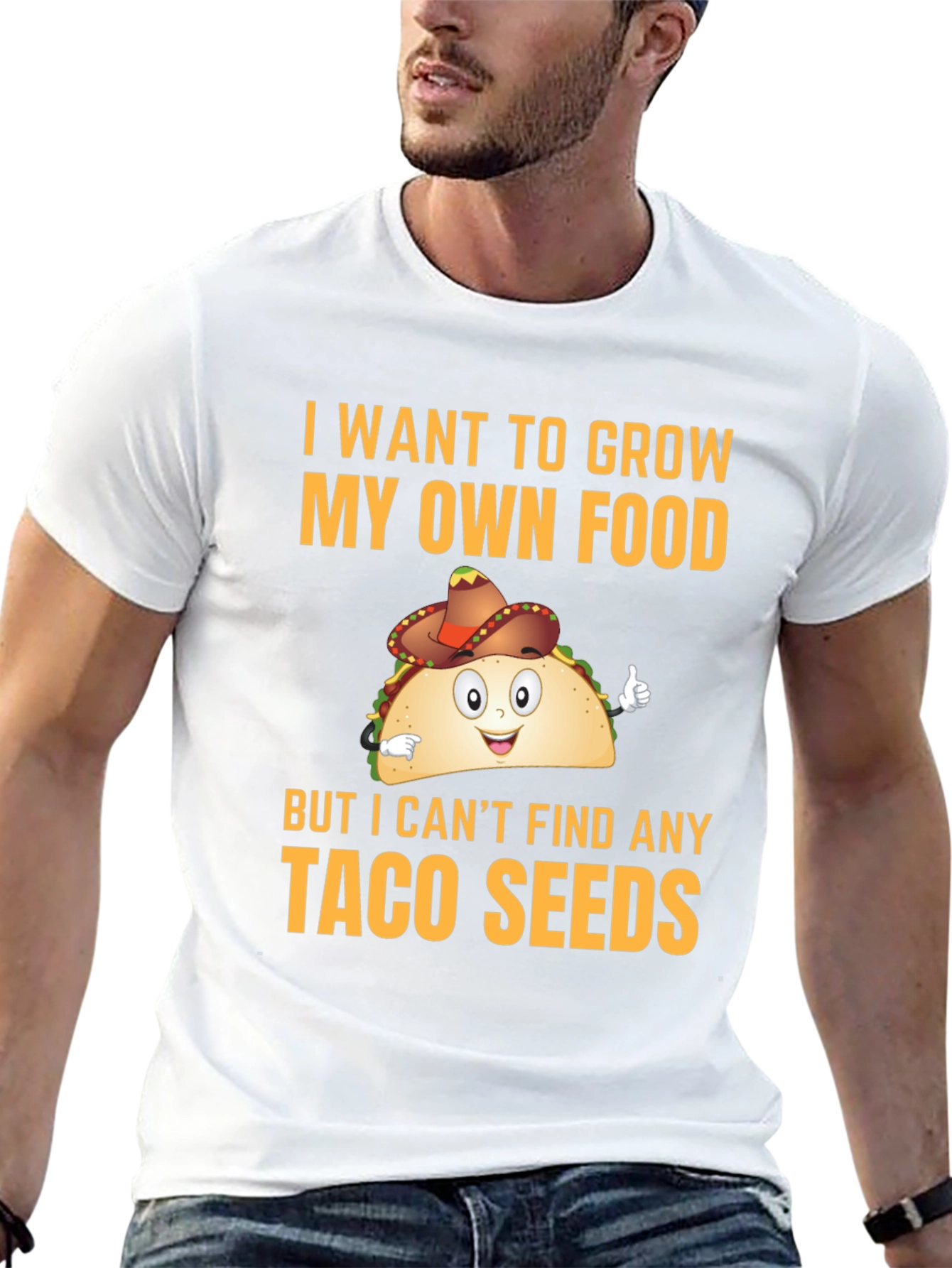 Funny Taco Seeds Graphic T-Shirt
