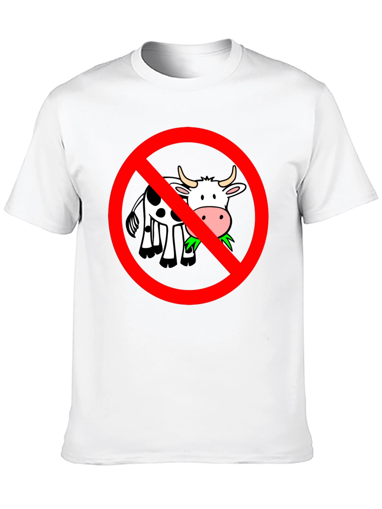Vegan T-Shirt: No Cow Graphic Tee