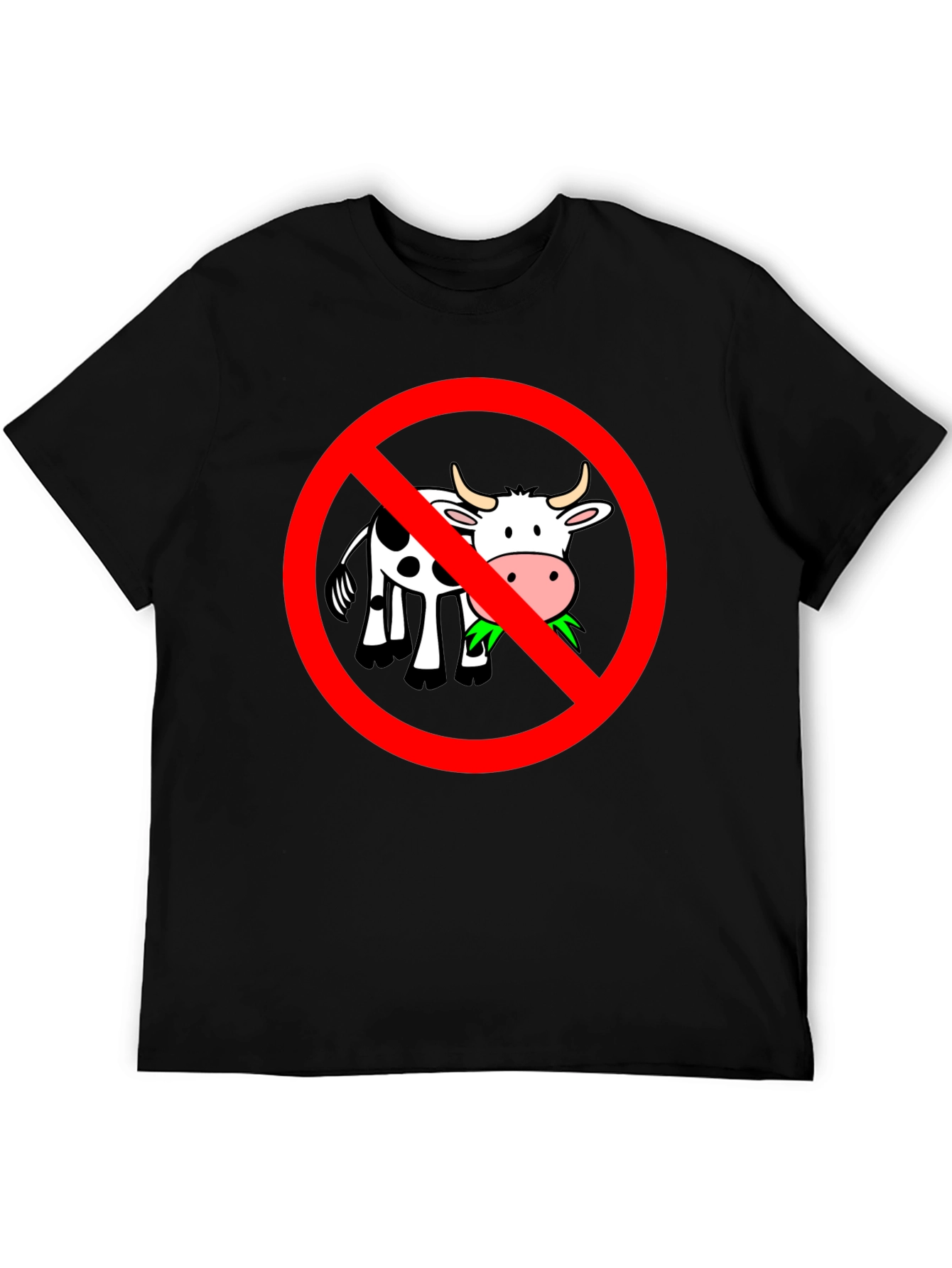 Vegan T-Shirt: No Cow Graphic Tee