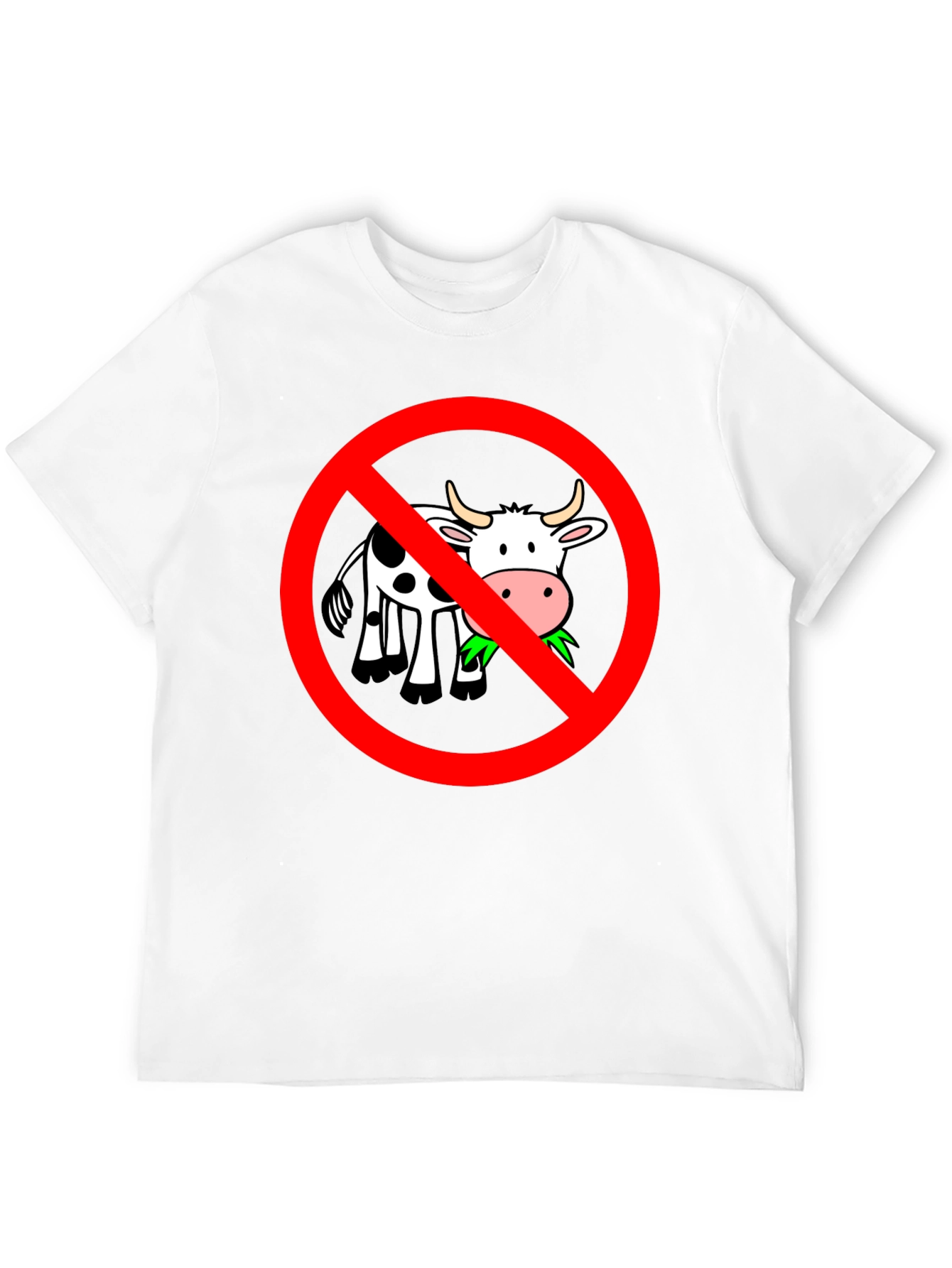 Vegan T-Shirt: No Cow Graphic Tee