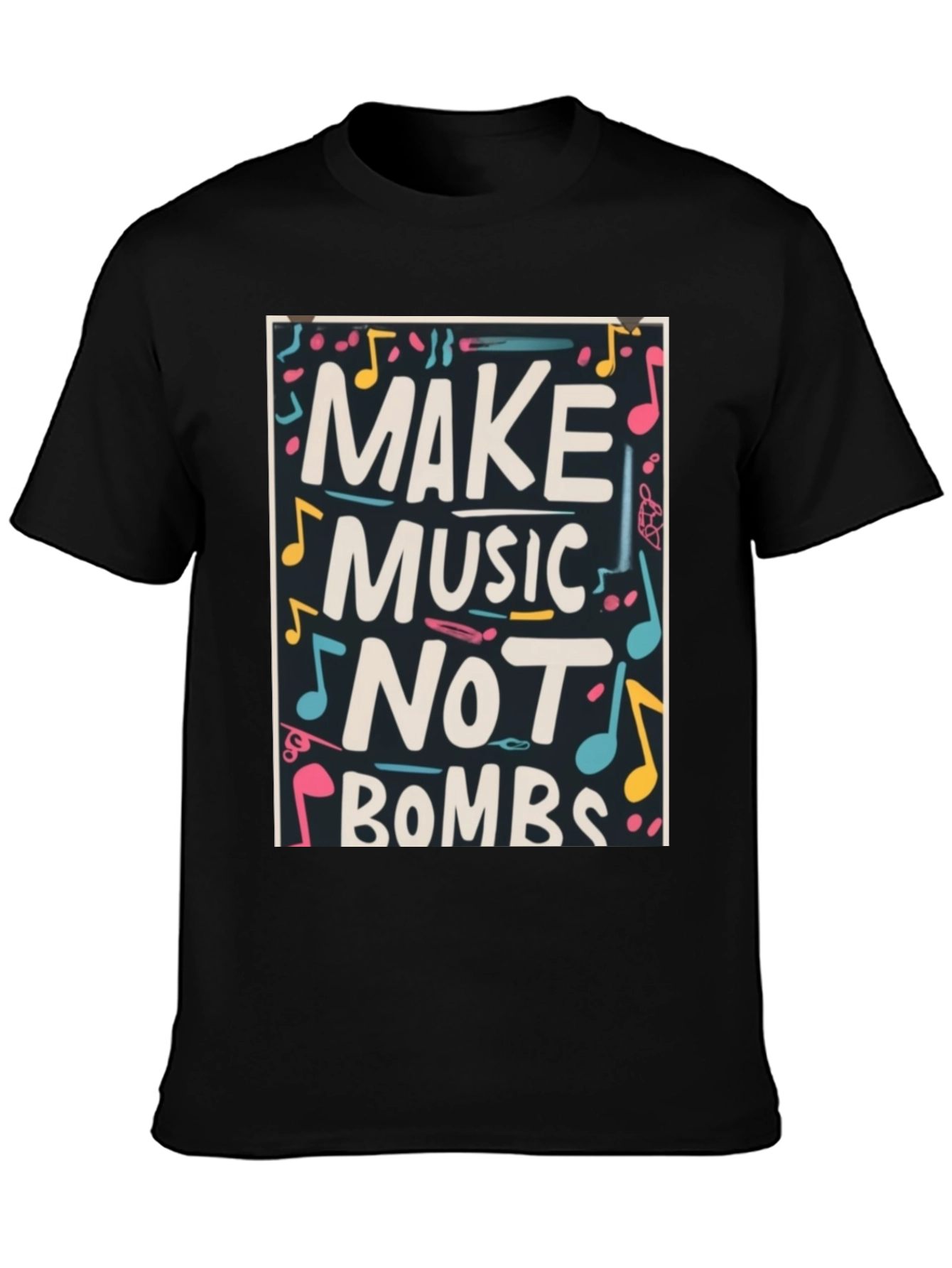 Make Music Not Bombs Graphic T-Shirt