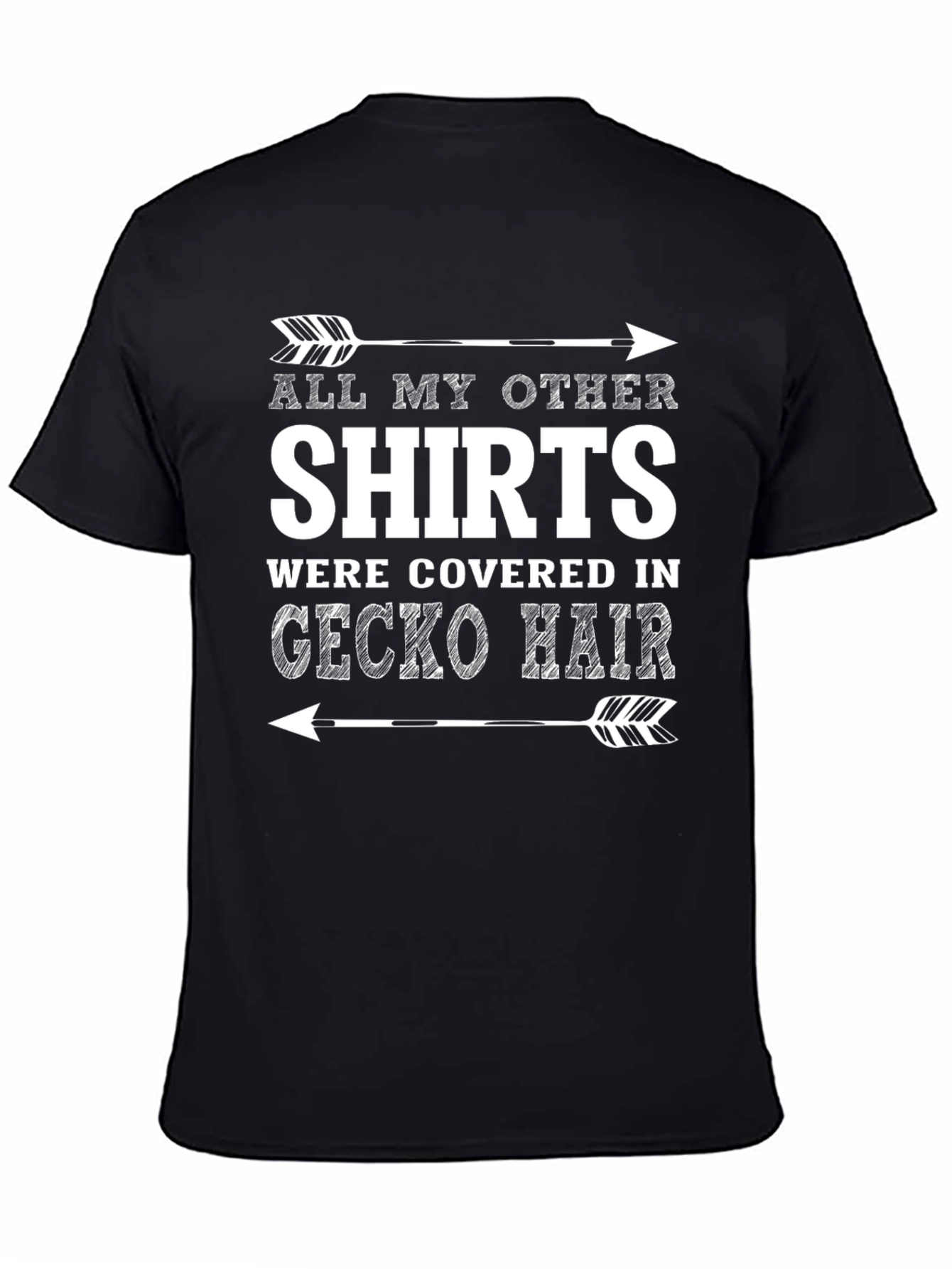 Gecko Hair T-Shirt: Funny Pet Lover Tee