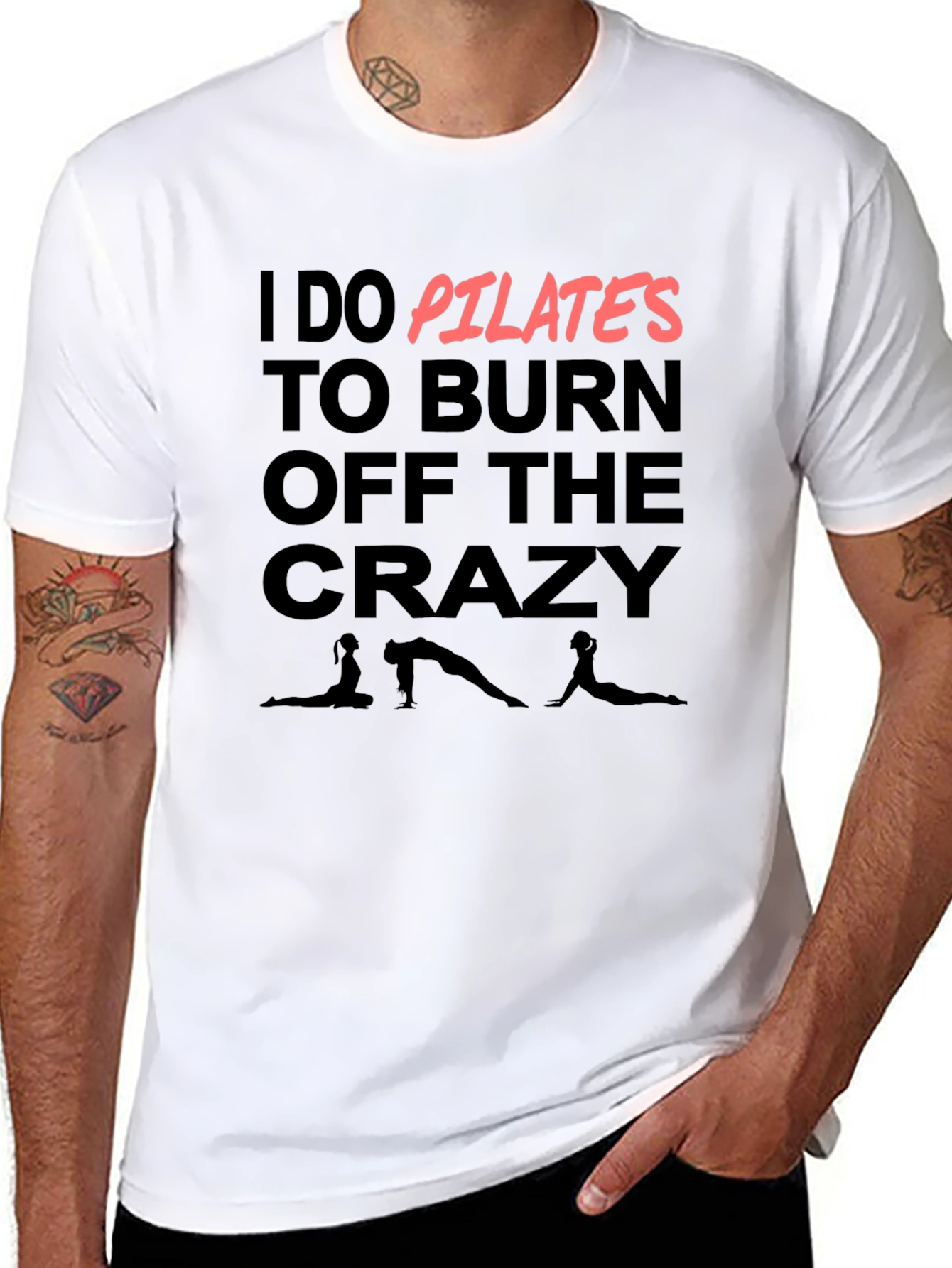 Pilates T-Shirt - Burn Off The Crazy