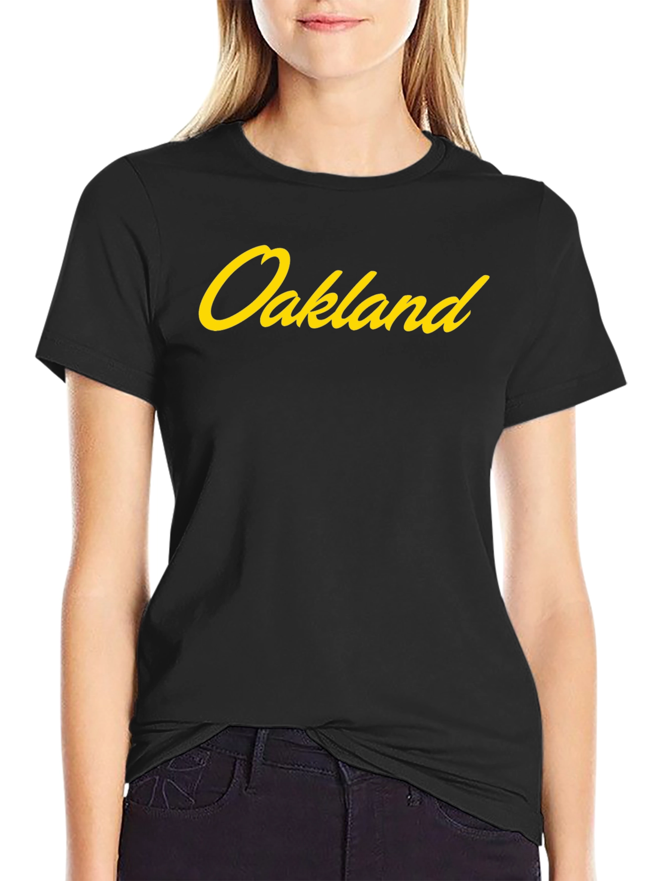 Oakland Graphic Tee - Stylish Mens Black T-Shirt