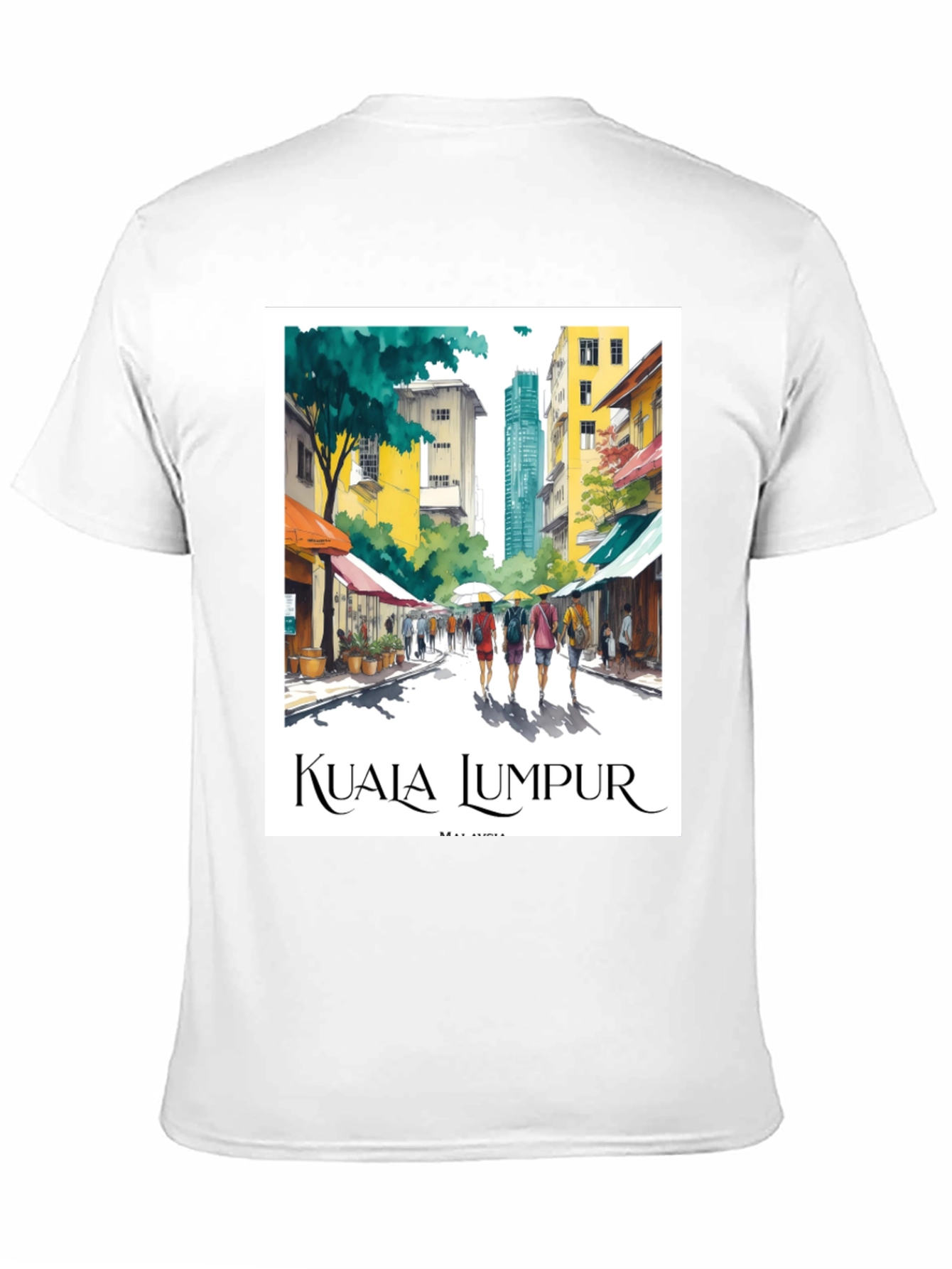 Kuala Lumpur Travel T-Shirt - Malaysia Cityscape