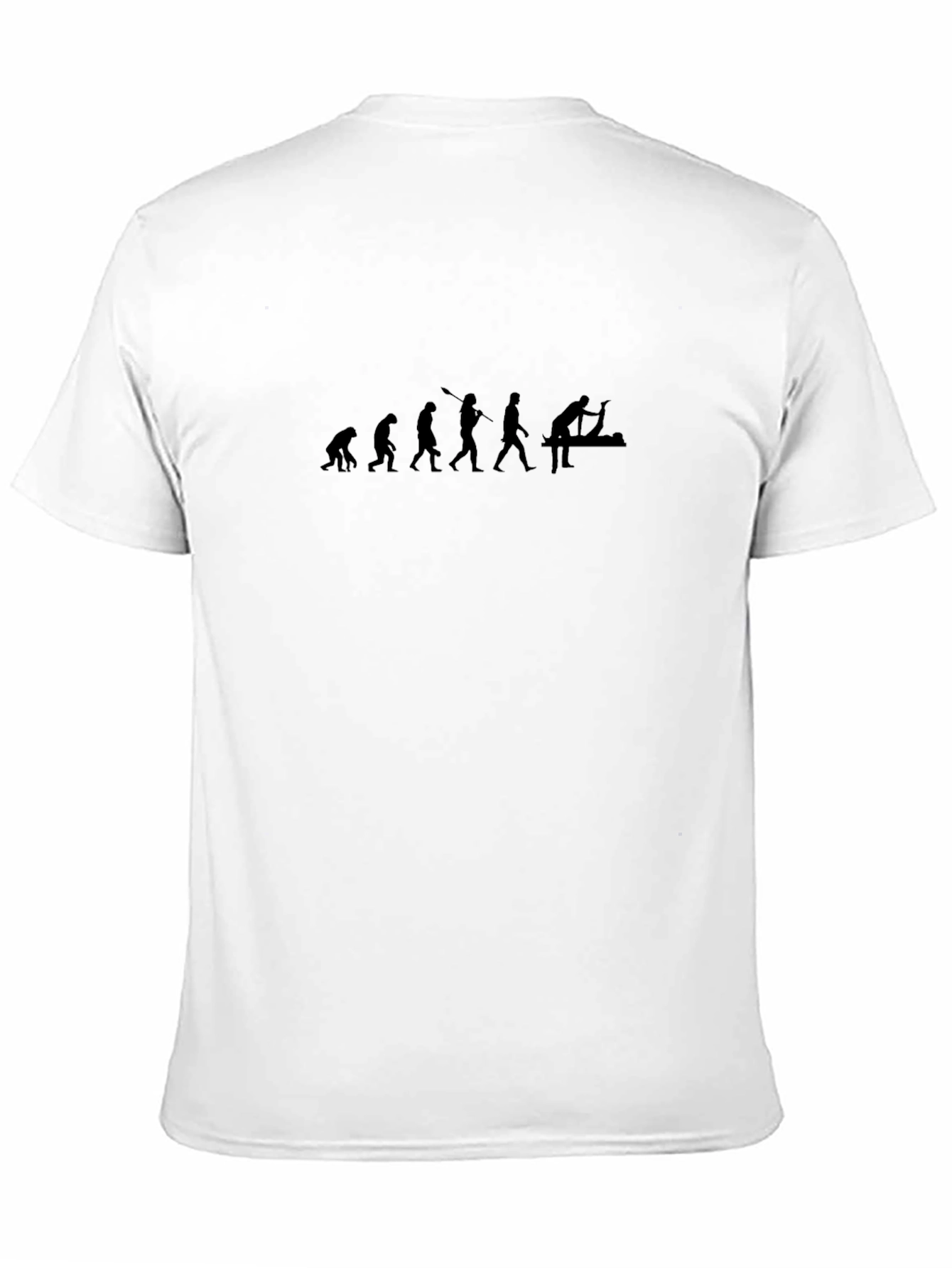 Evolution of Kayaking Black T-Shirt