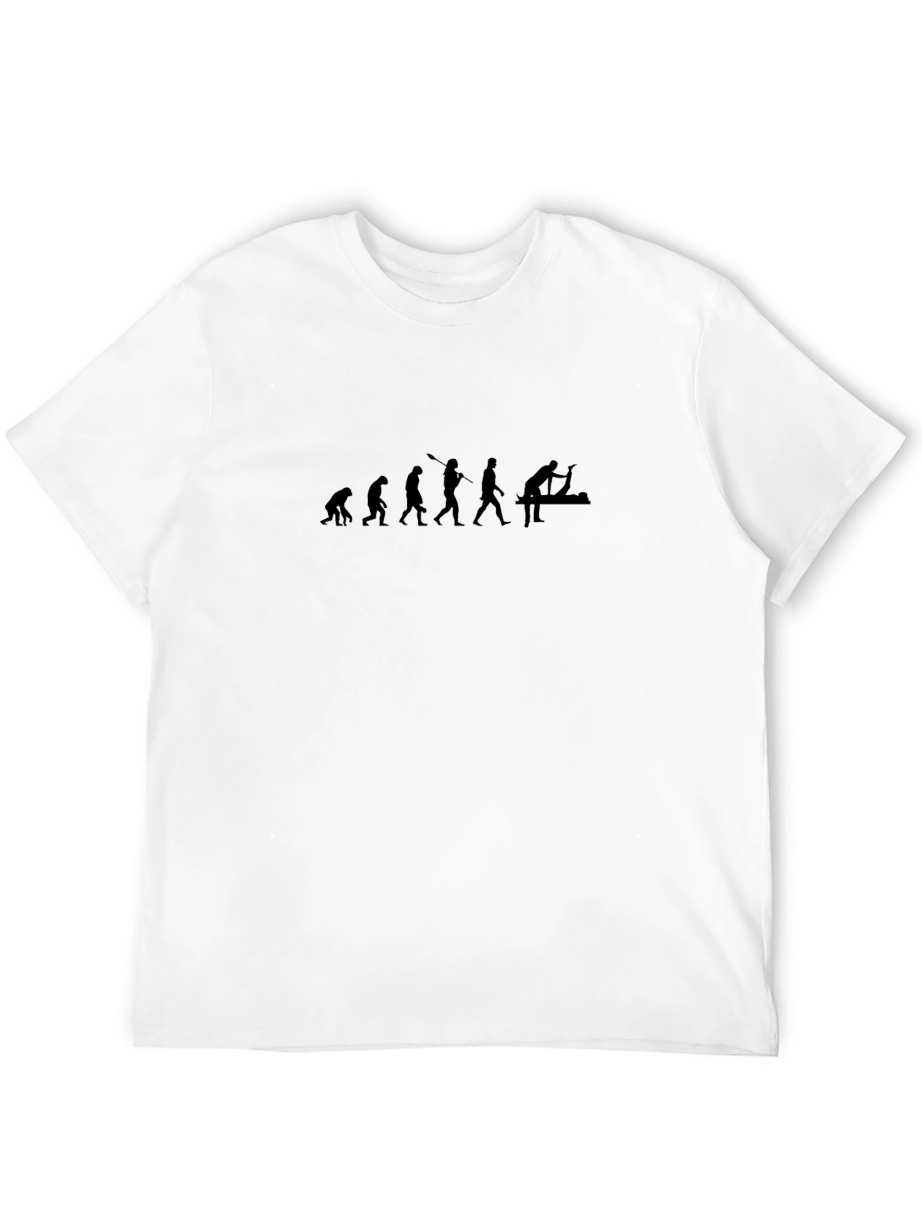 Evolution of Kayaking Black T-Shirt