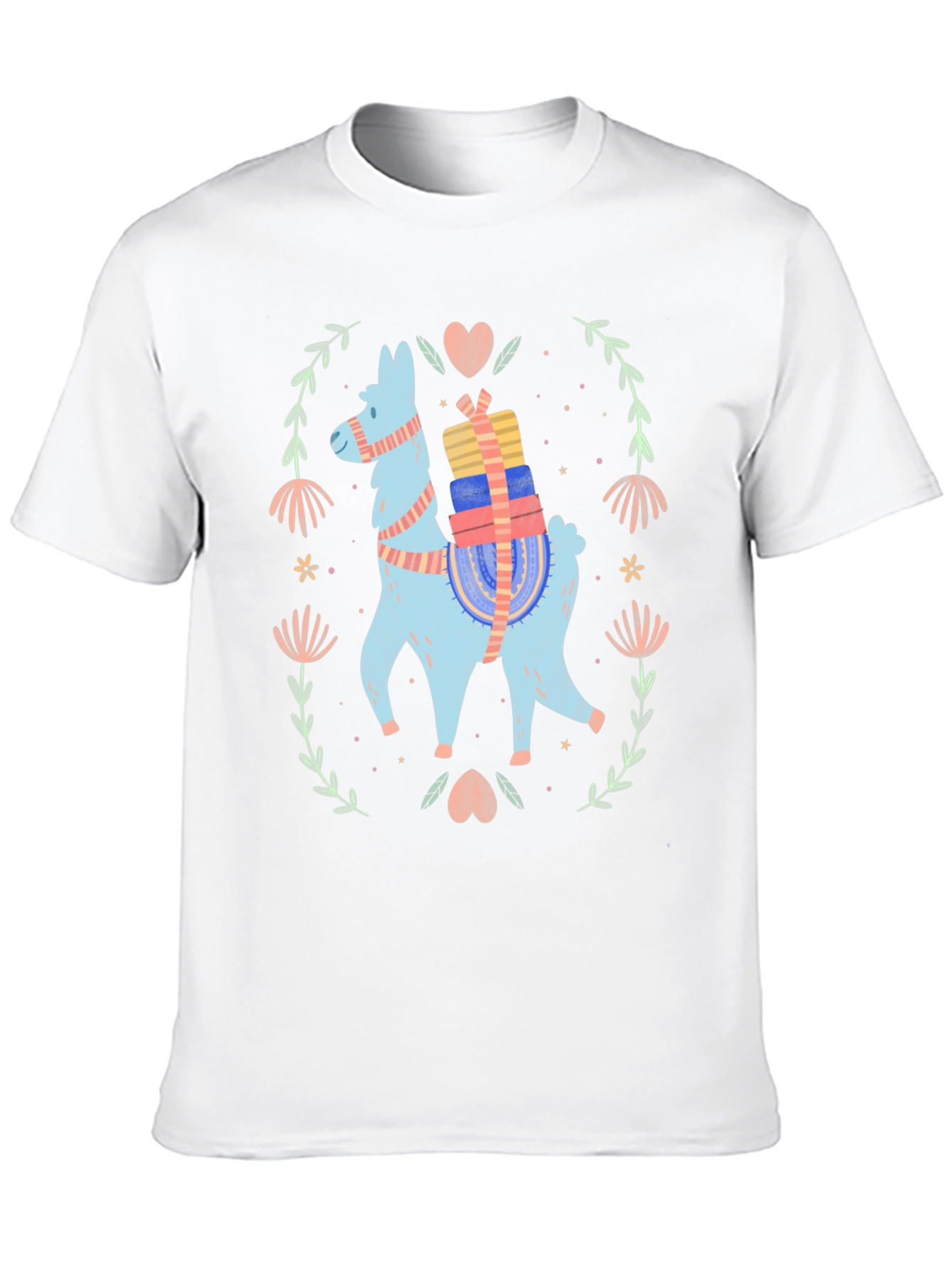 Llama Gift T-Shirt - Cute Holiday Tee
