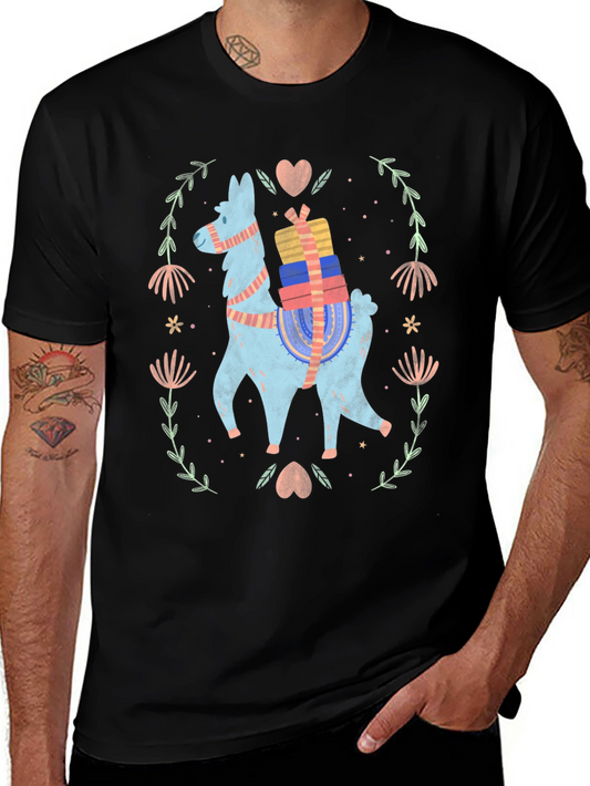 Llama Gift T-Shirt - Cute Holiday Tee