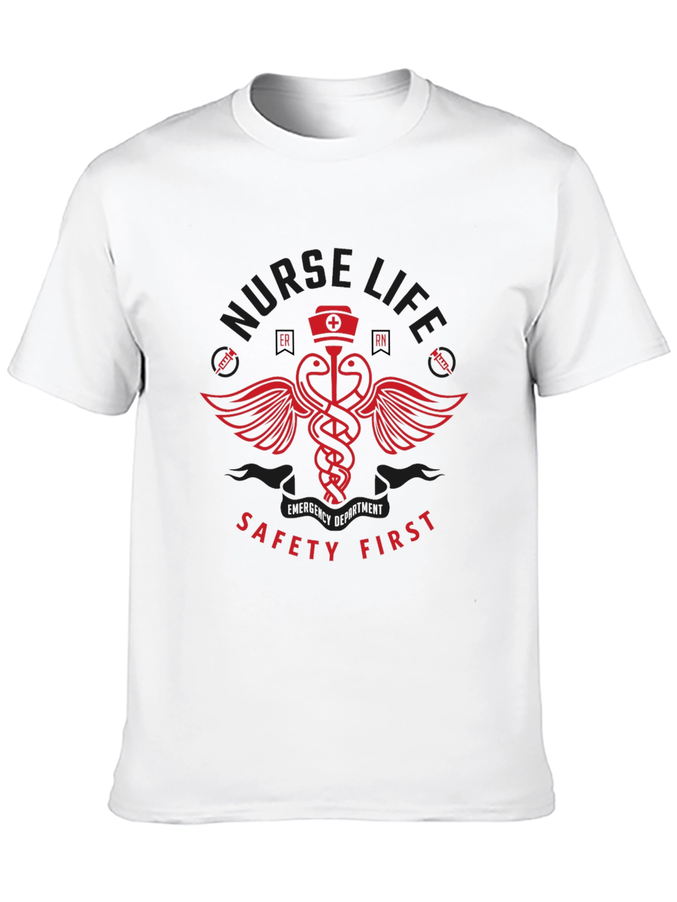 Nurse Life Safety First T-Shirt