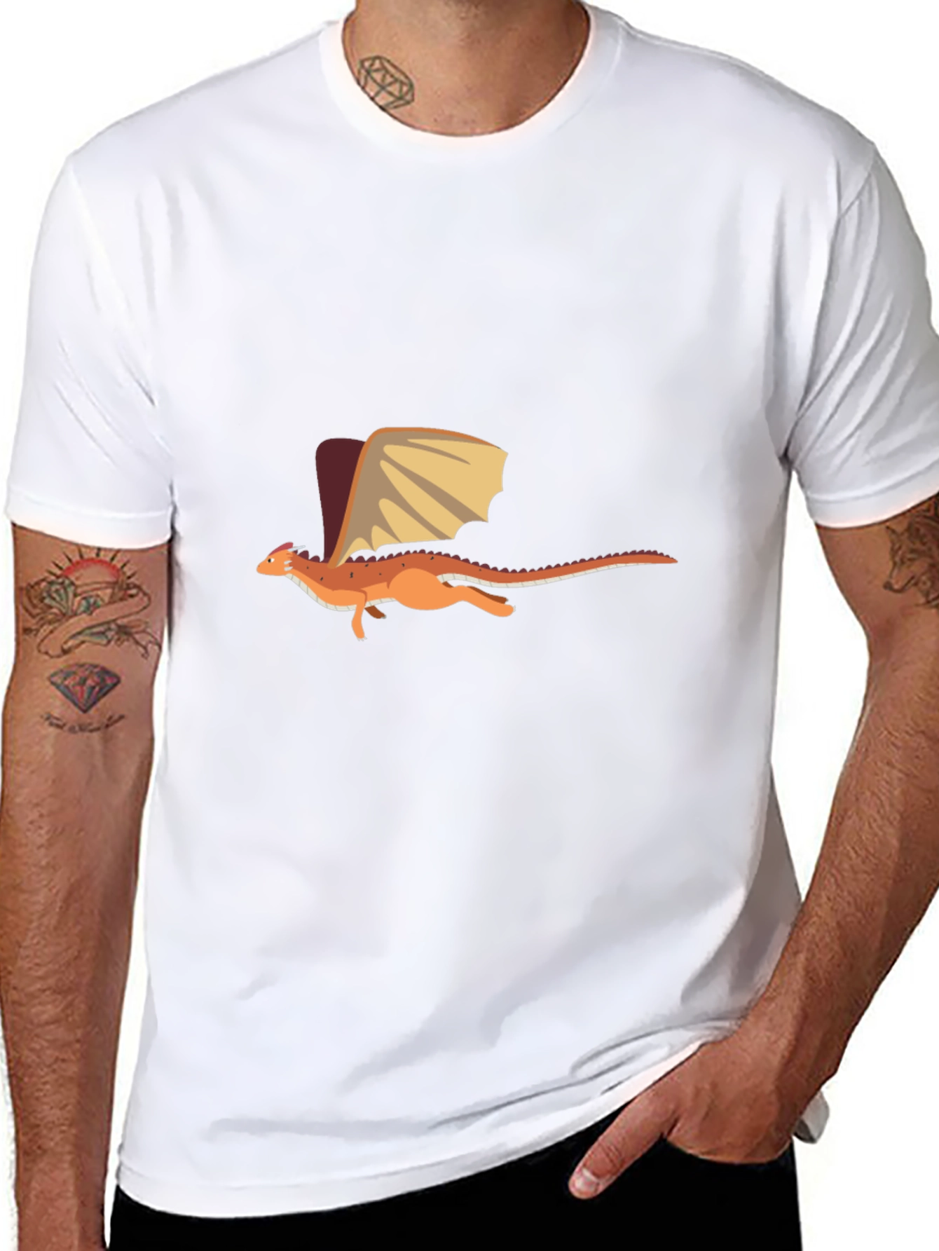 Dragon Graphic Print T-Shirt - Unisex