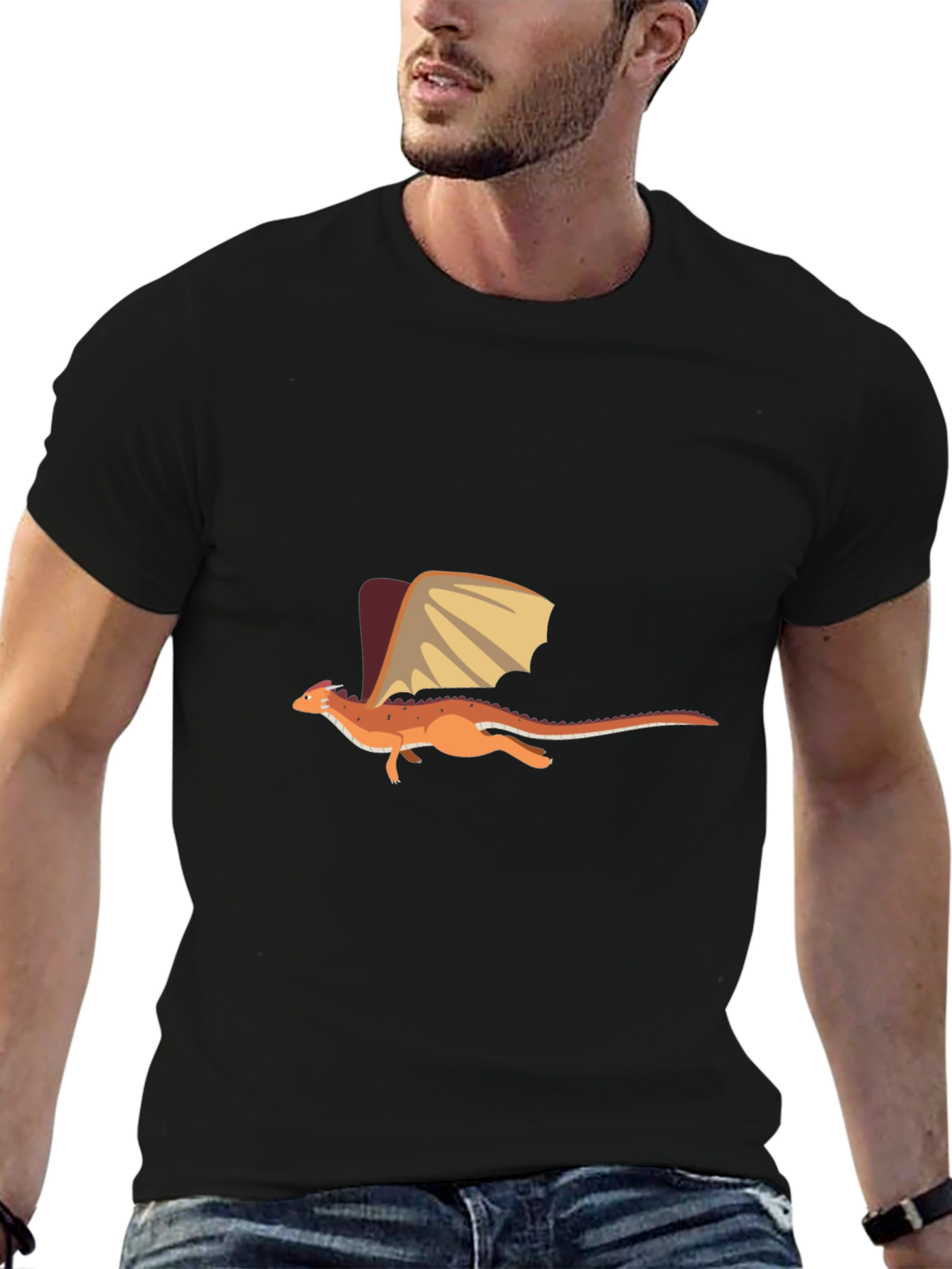 Dragon Graphic Print T-Shirt - Unisex