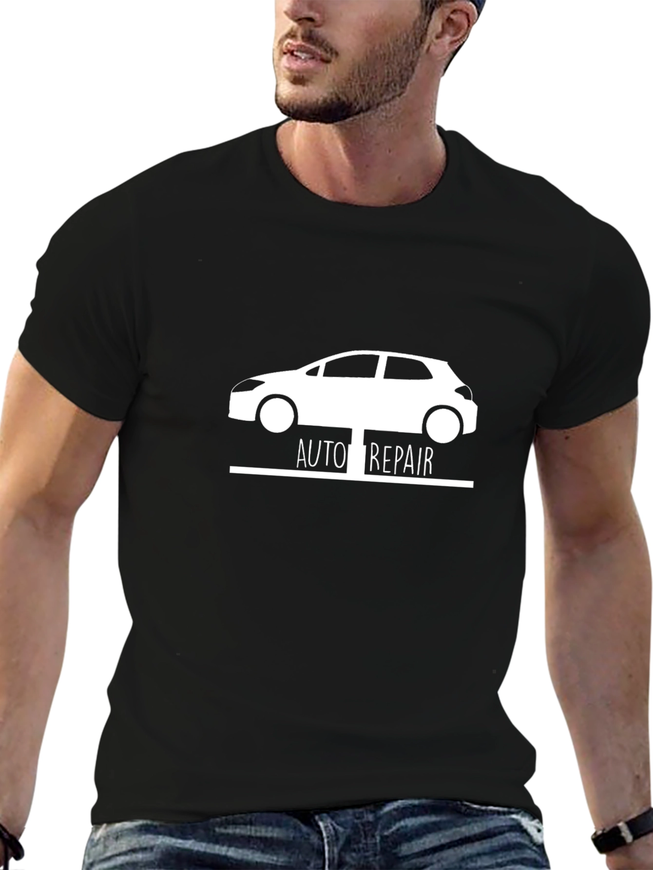 Auto Repair Car Graphic Tee - Mechanic Shirt