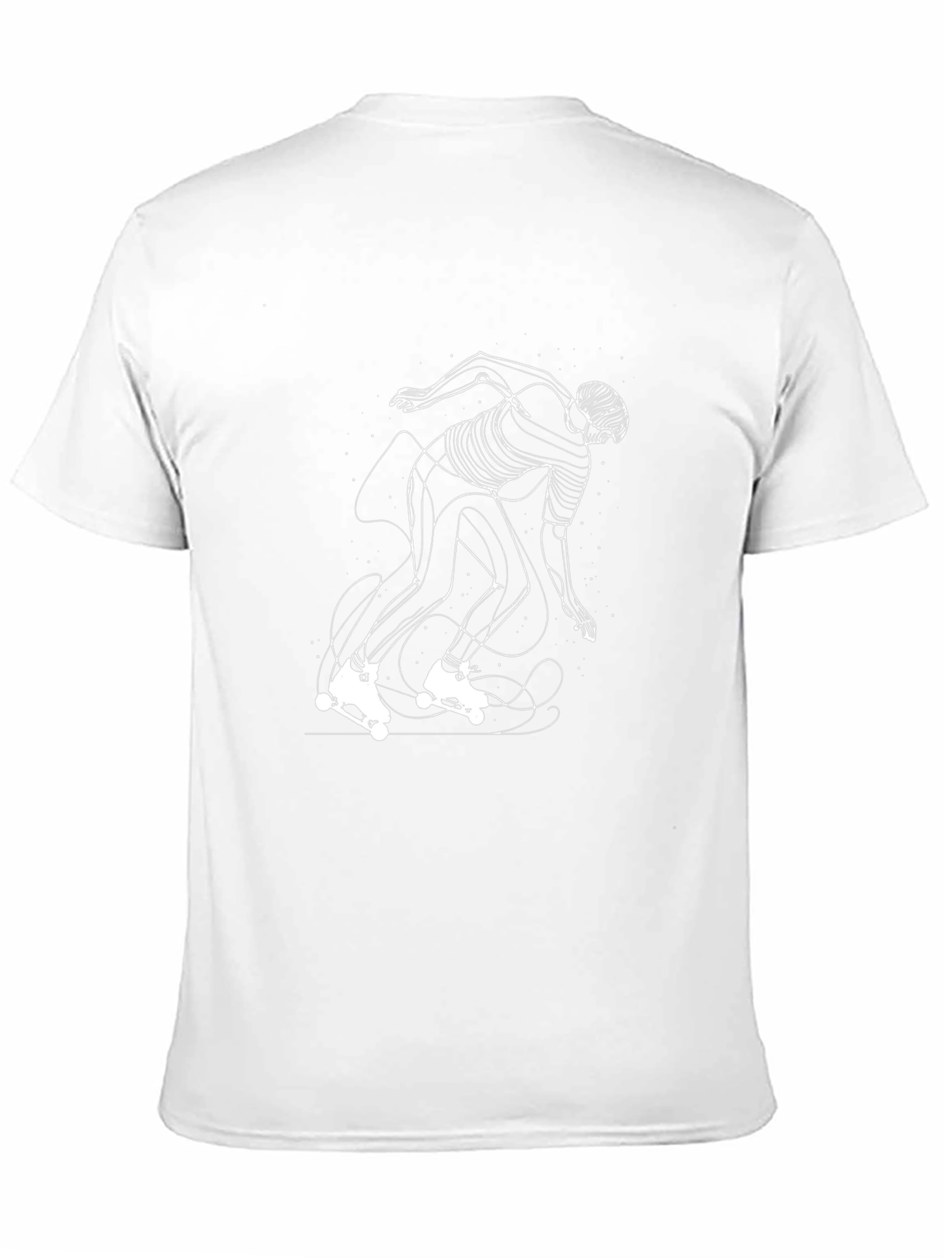 Skater Graphic Tee - Stylish Black Cotton T-Shirt