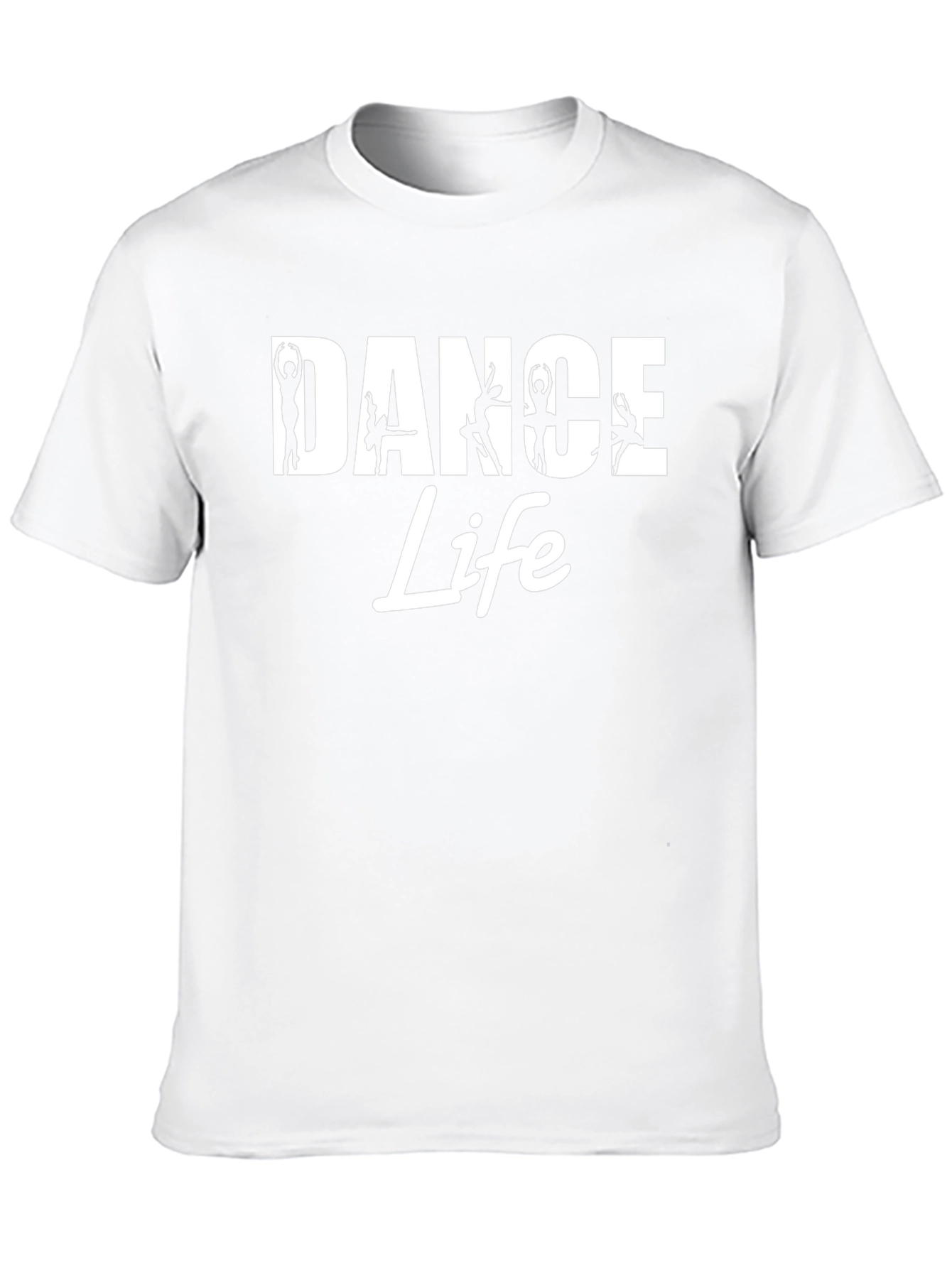 Dance Life Graphic Tee - Black Cotton T-Shirt