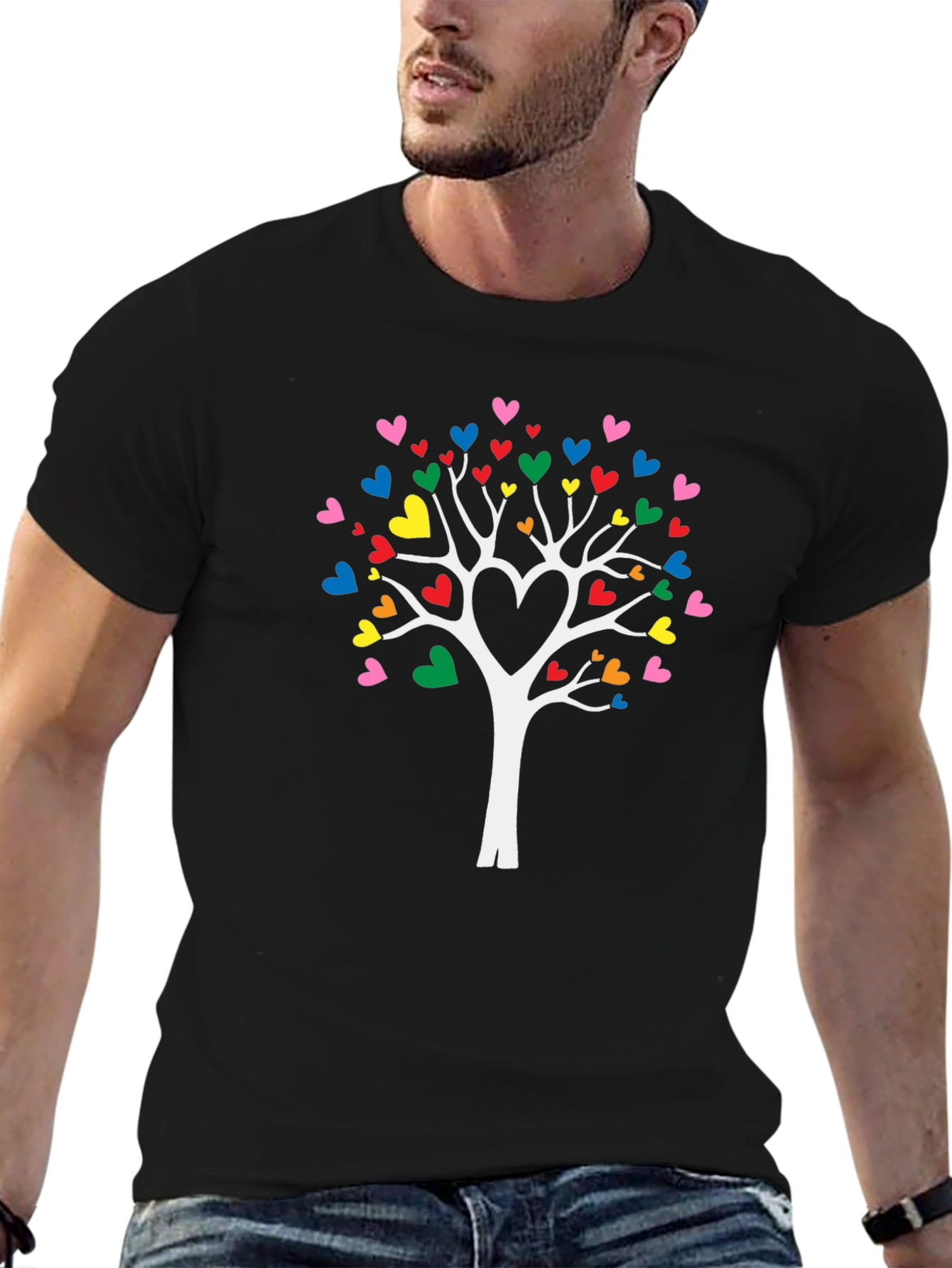 Heart Tree Graphic Tee - Love & Nature Shirt