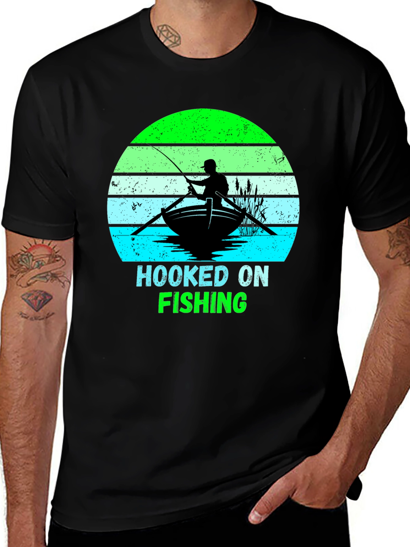 Hooked On Fishing T-Shirt