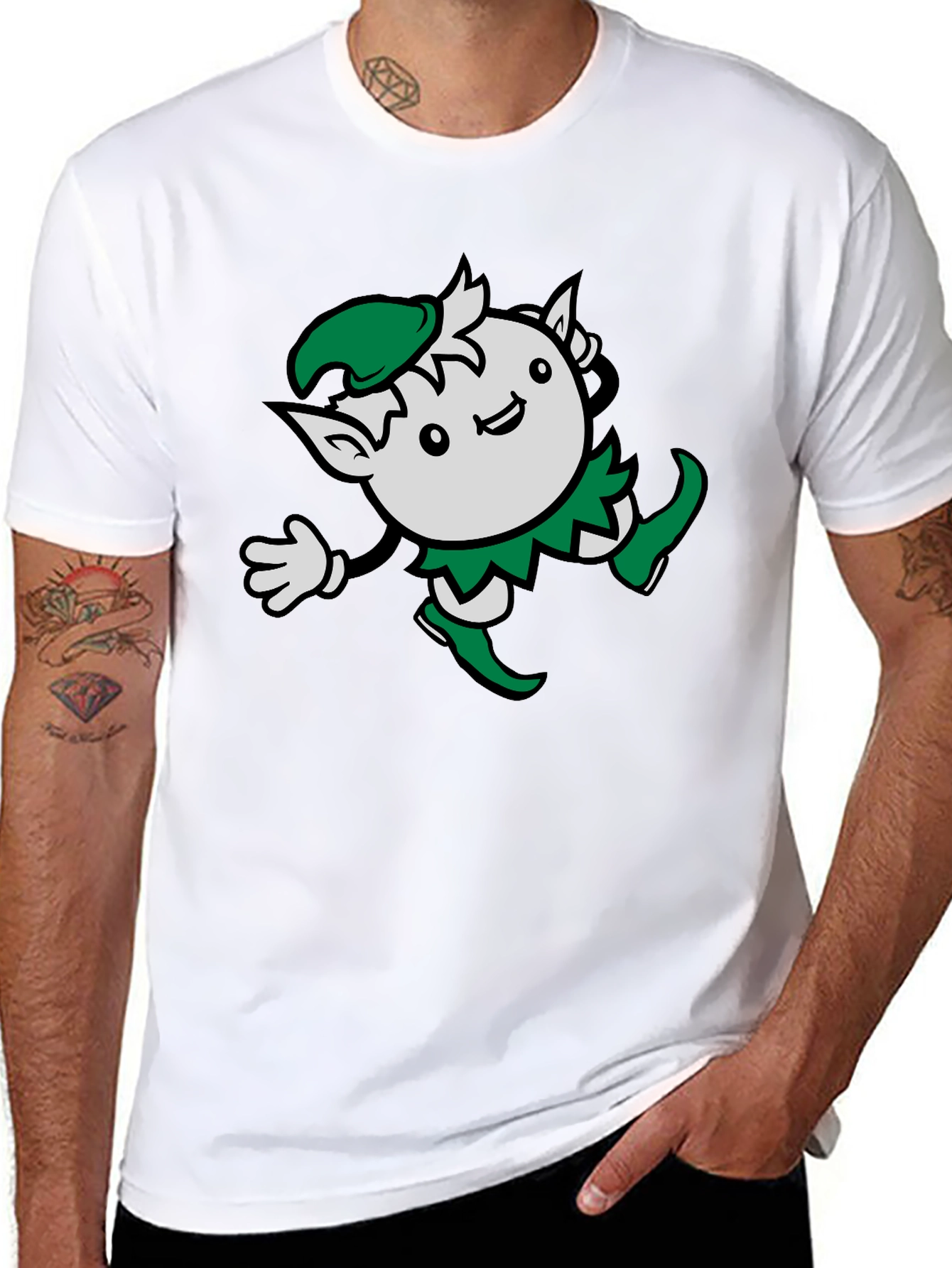 Cute Elf Graphic T-Shirt