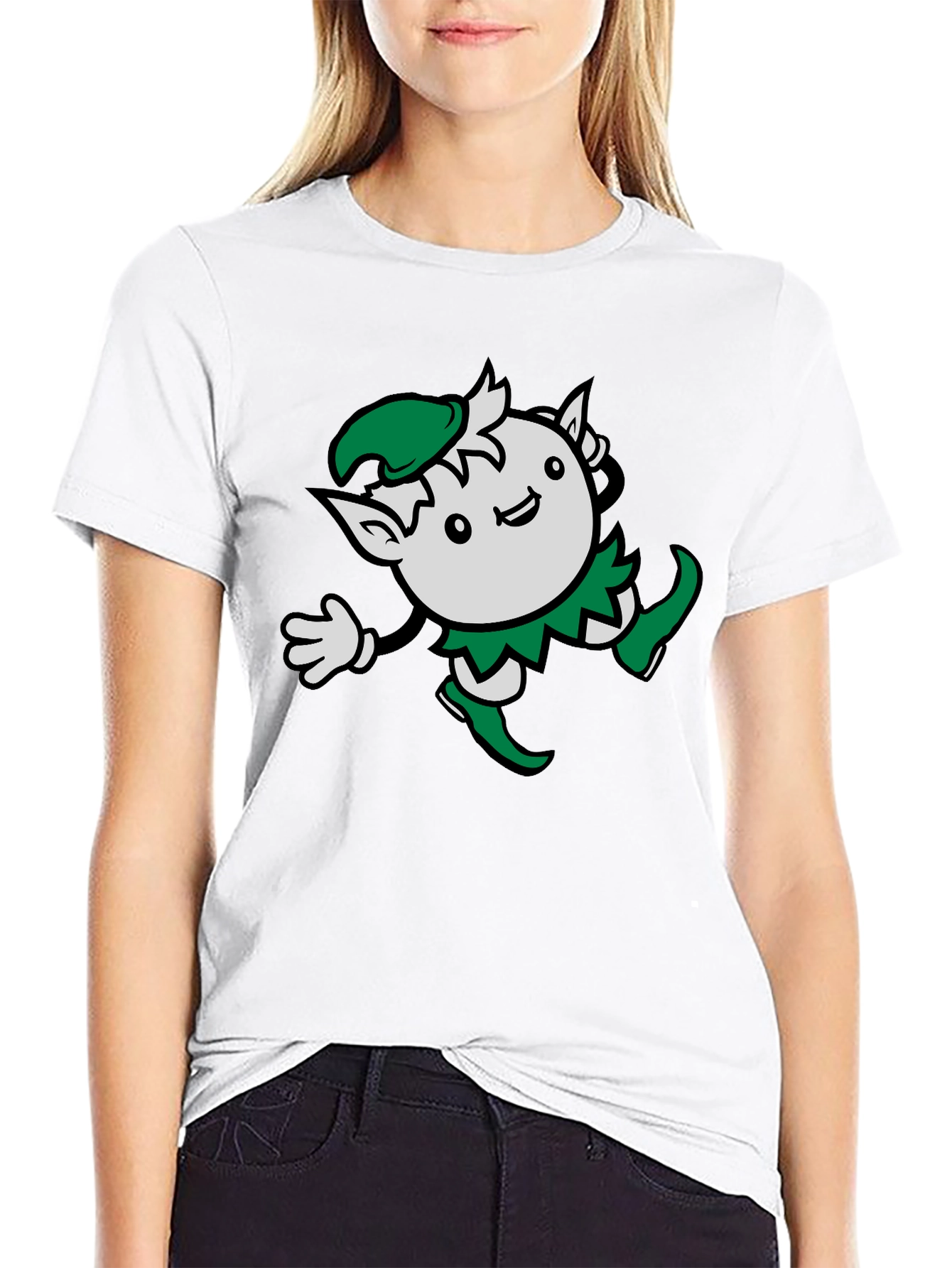 Cute Elf Graphic T-Shirt