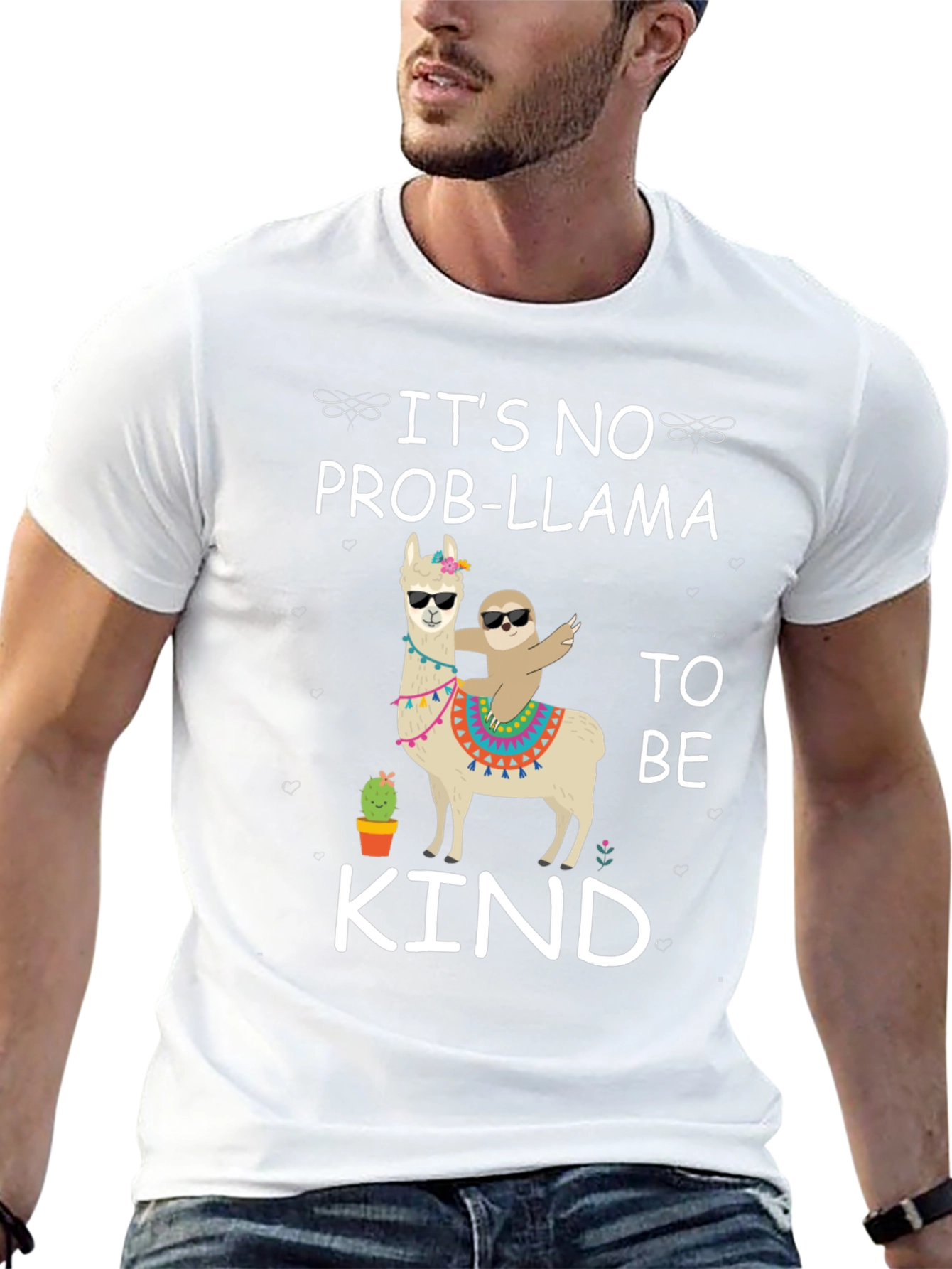 Its No Prob-Llama to Be Kind Graphic Tee