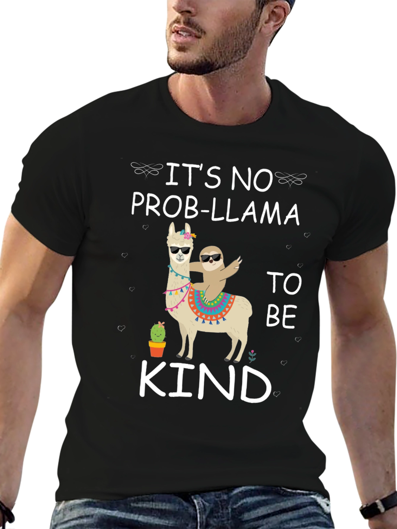 Its No Prob-Llama to Be Kind Graphic Tee