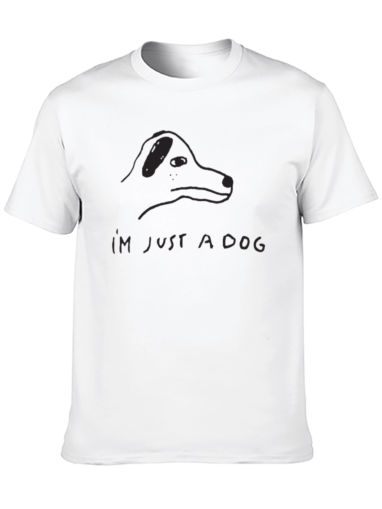 Just A Dog - Mens Black Graphic Tee