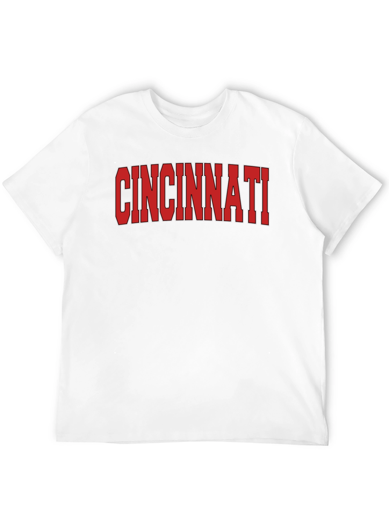Cincinnati Graphic T-Shirt Black Cotton Tee
