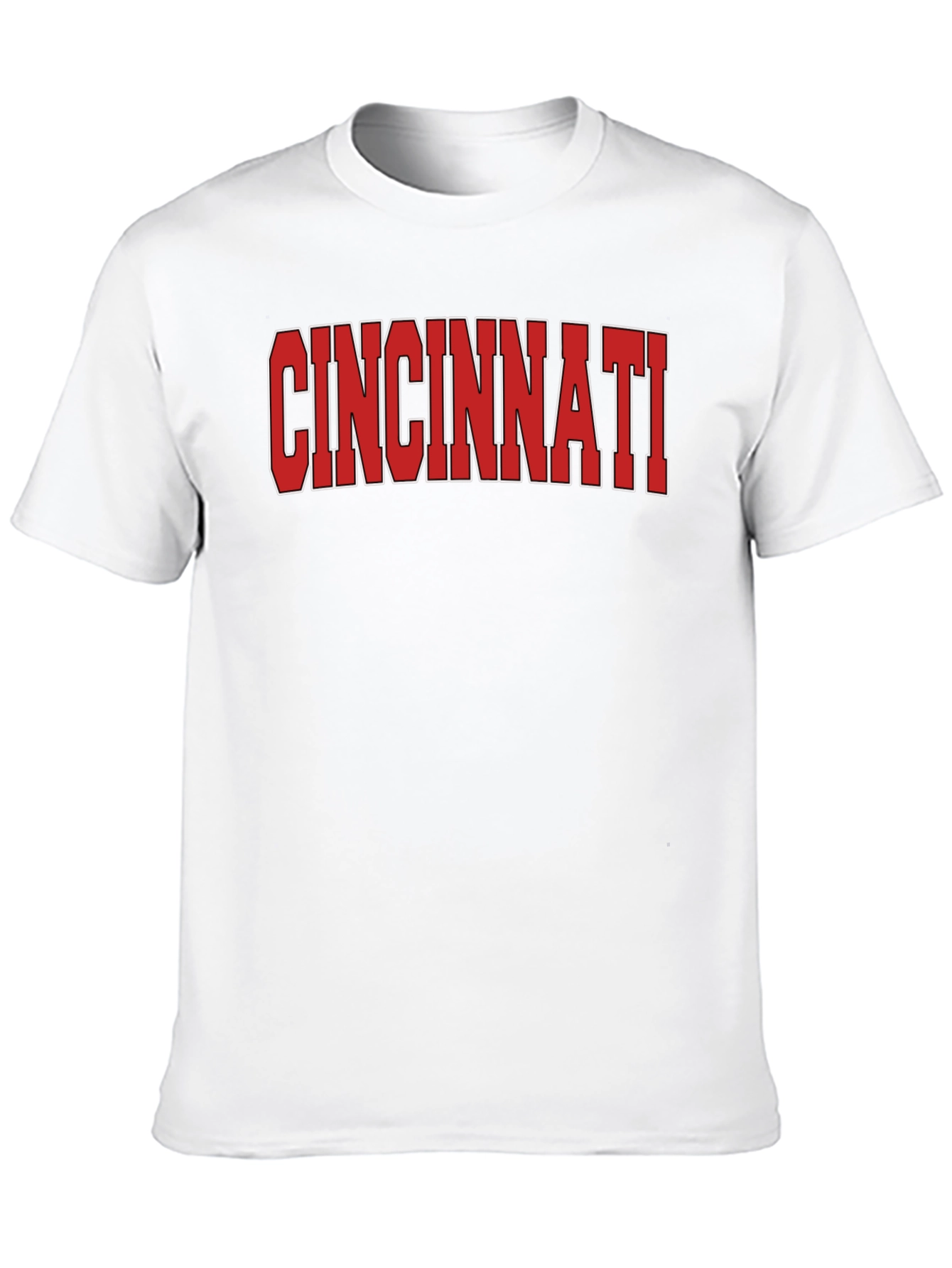 Cincinnati Graphic T-Shirt Black Cotton Tee