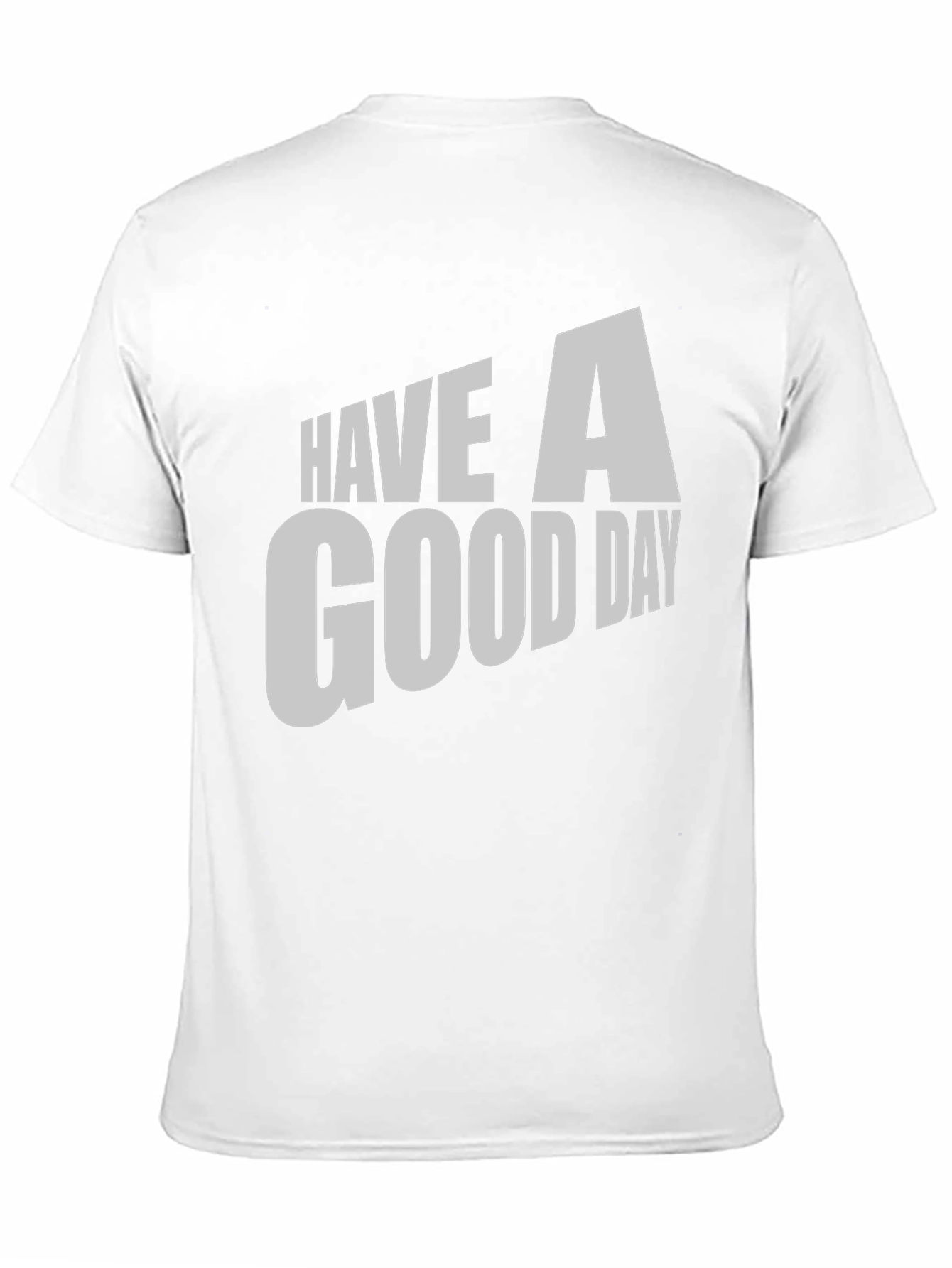 Have A Good Day Black Graphic Tee