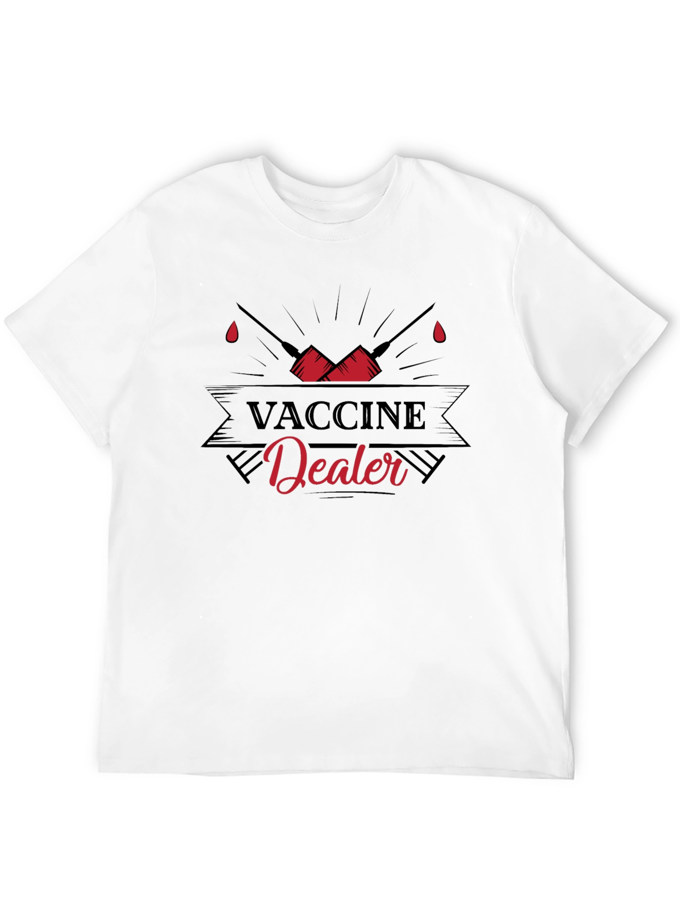 Vaccine Dealer T-Shirt - Pro-Vaccine Graphic Tee
