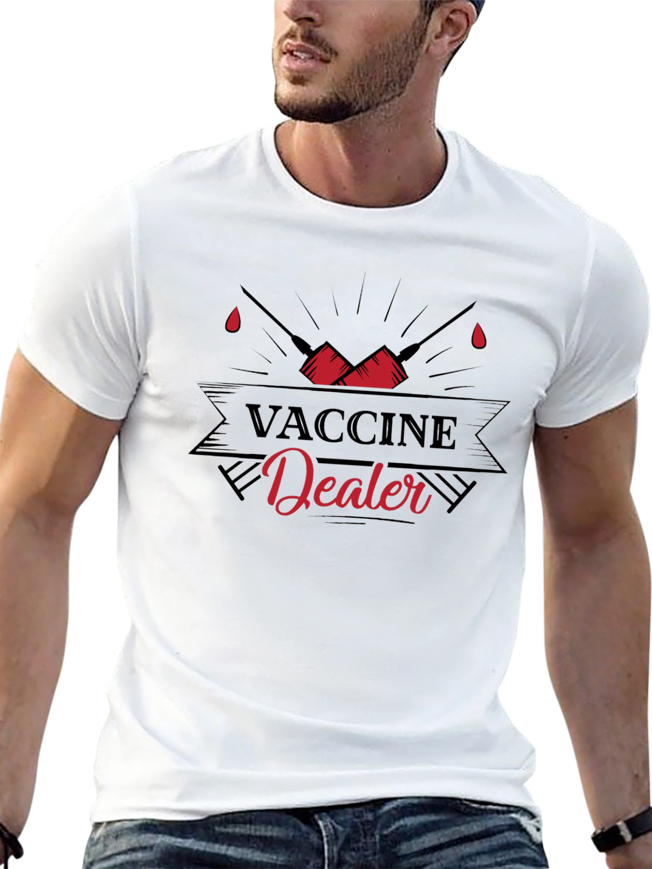 Vaccine Dealer T-Shirt - Pro-Vaccine Graphic Tee