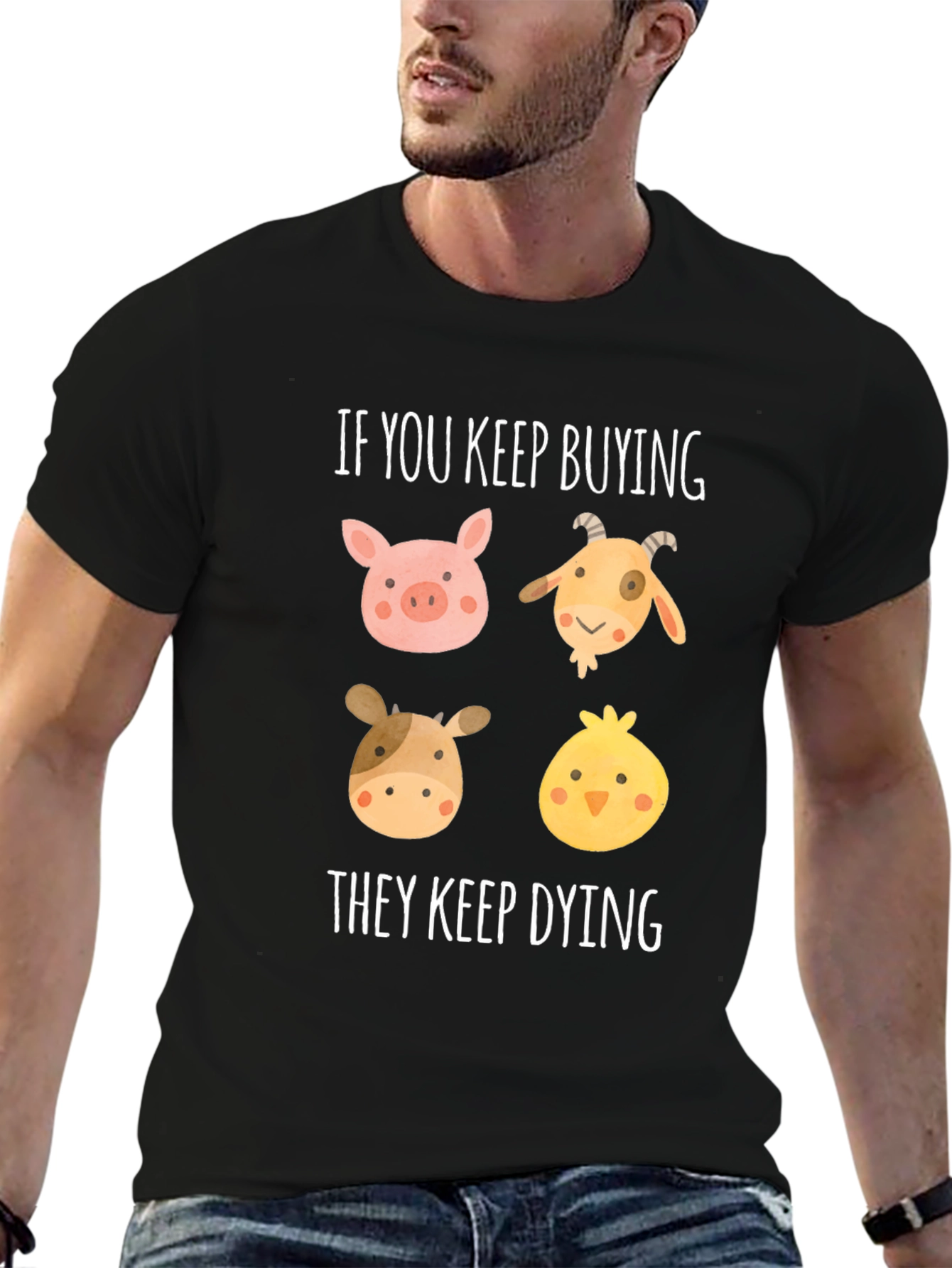 Vegan Activist Graphic Tee - Animal Rights Shirt