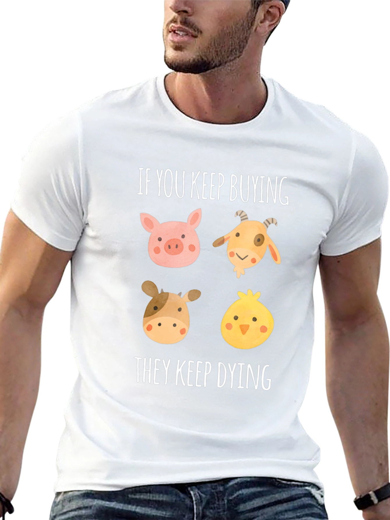 Vegan Activist Graphic Tee - Animal Rights Shirt
