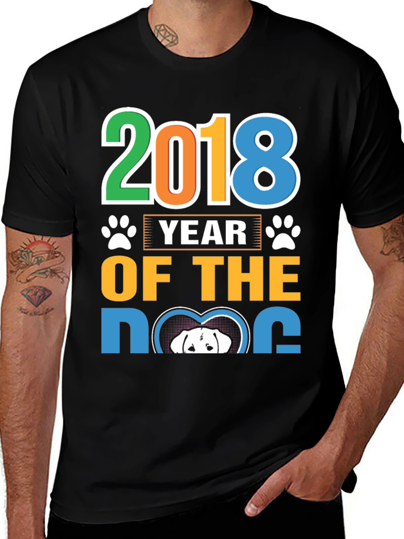 2018 Year of the Dog Graphic Tee