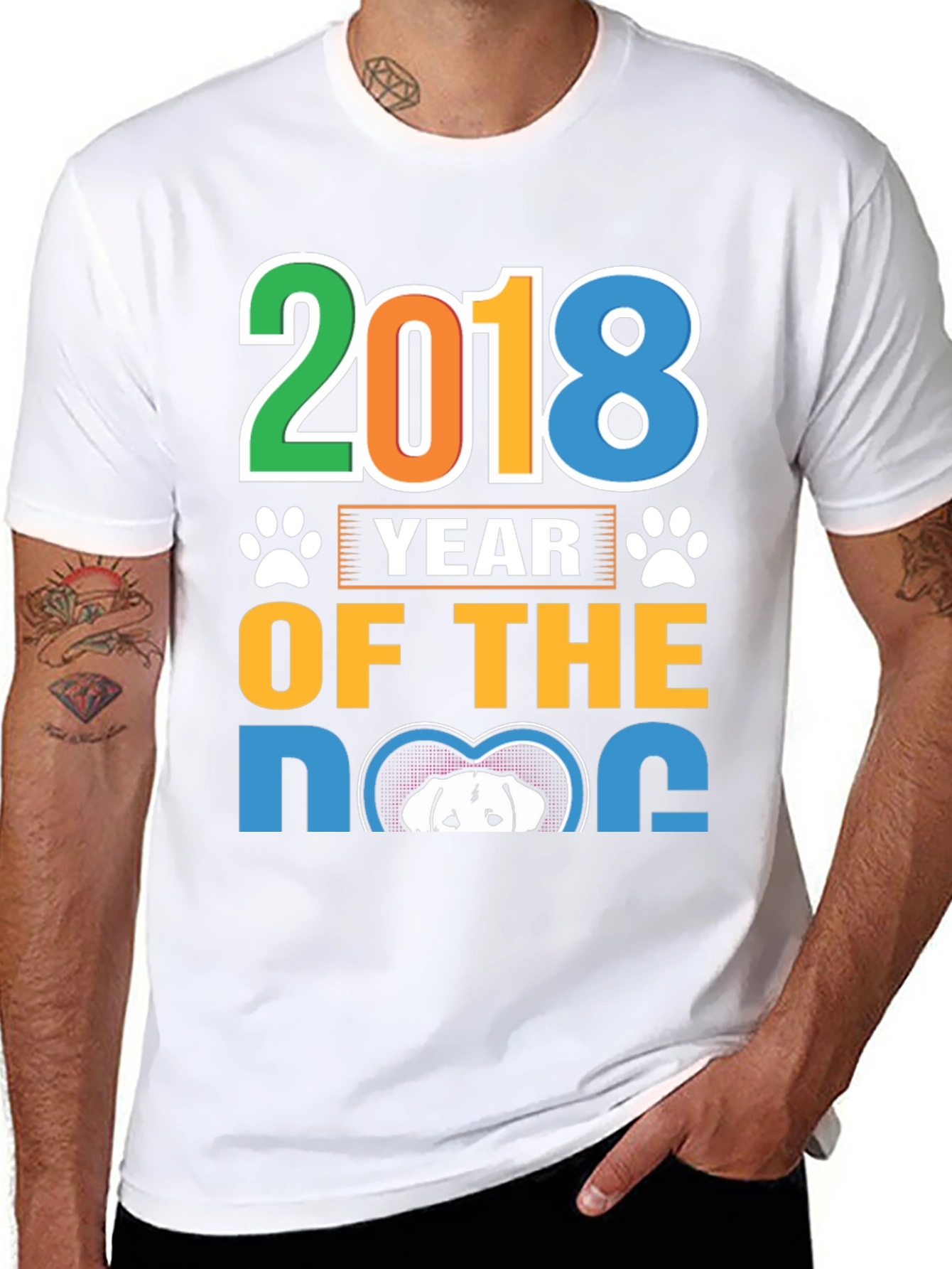 2018 Year of the Dog Graphic Tee